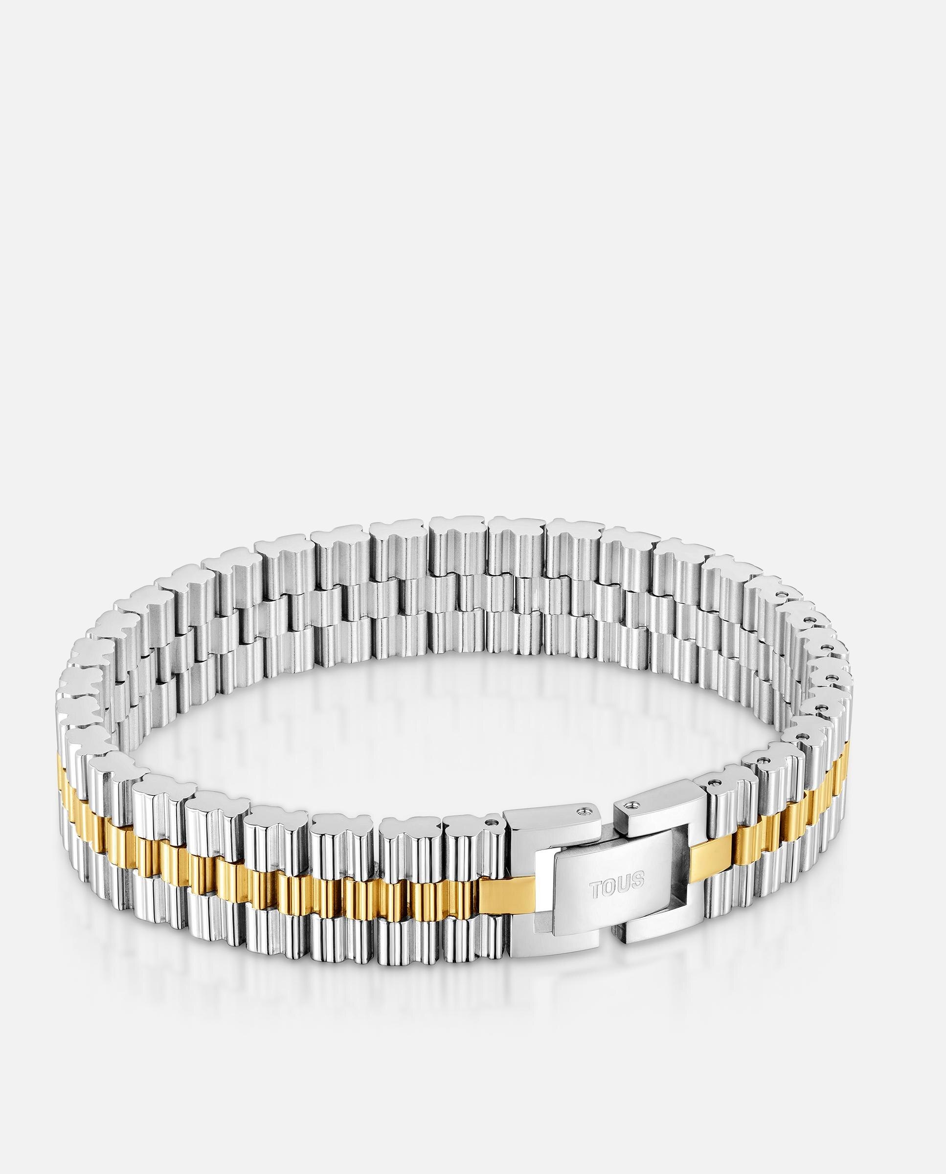 Pulseira de Elos em Aço Bicolor 1950 Bicolor-2