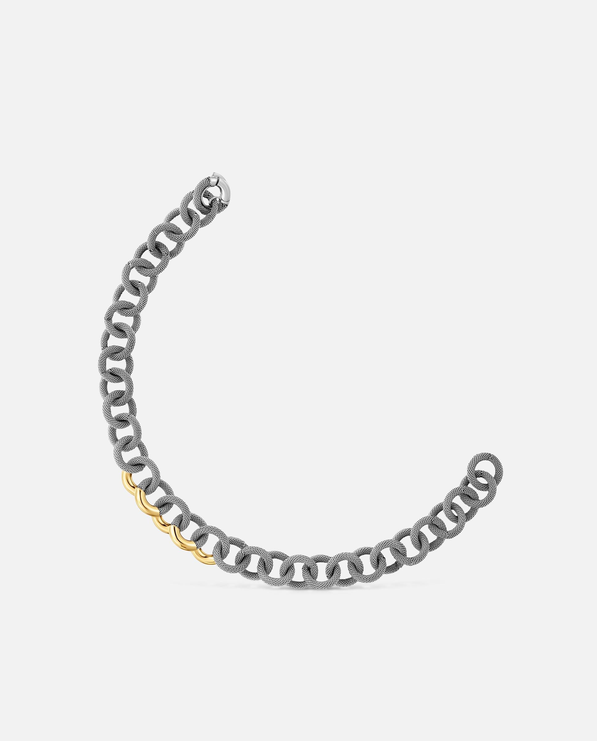 Imagem 0 de Pulseira de Corrente de Aço e Ouro 14 Kt Unlock