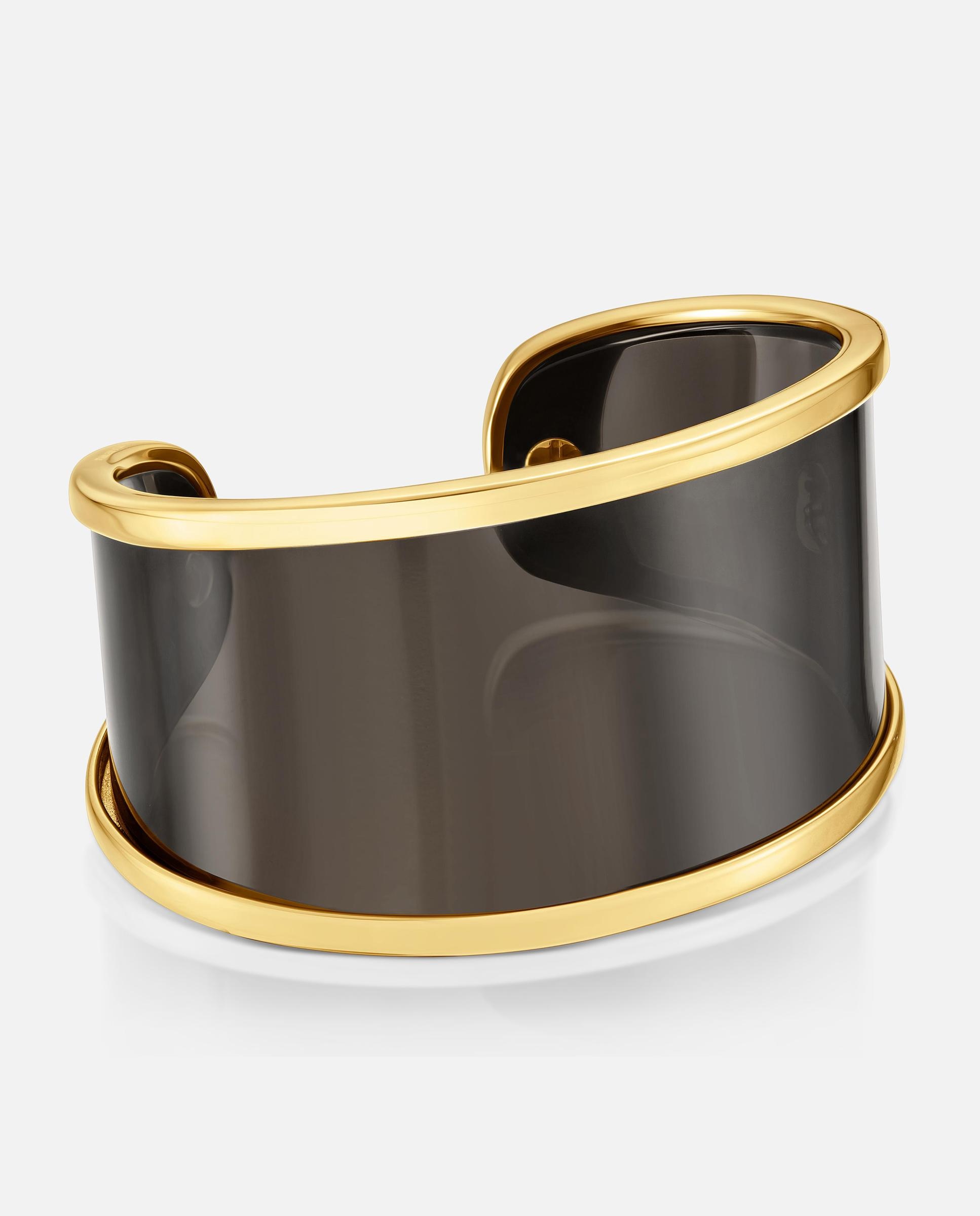 Imagem 0 de Bracelete de Aço e Resina Preta Galaxy