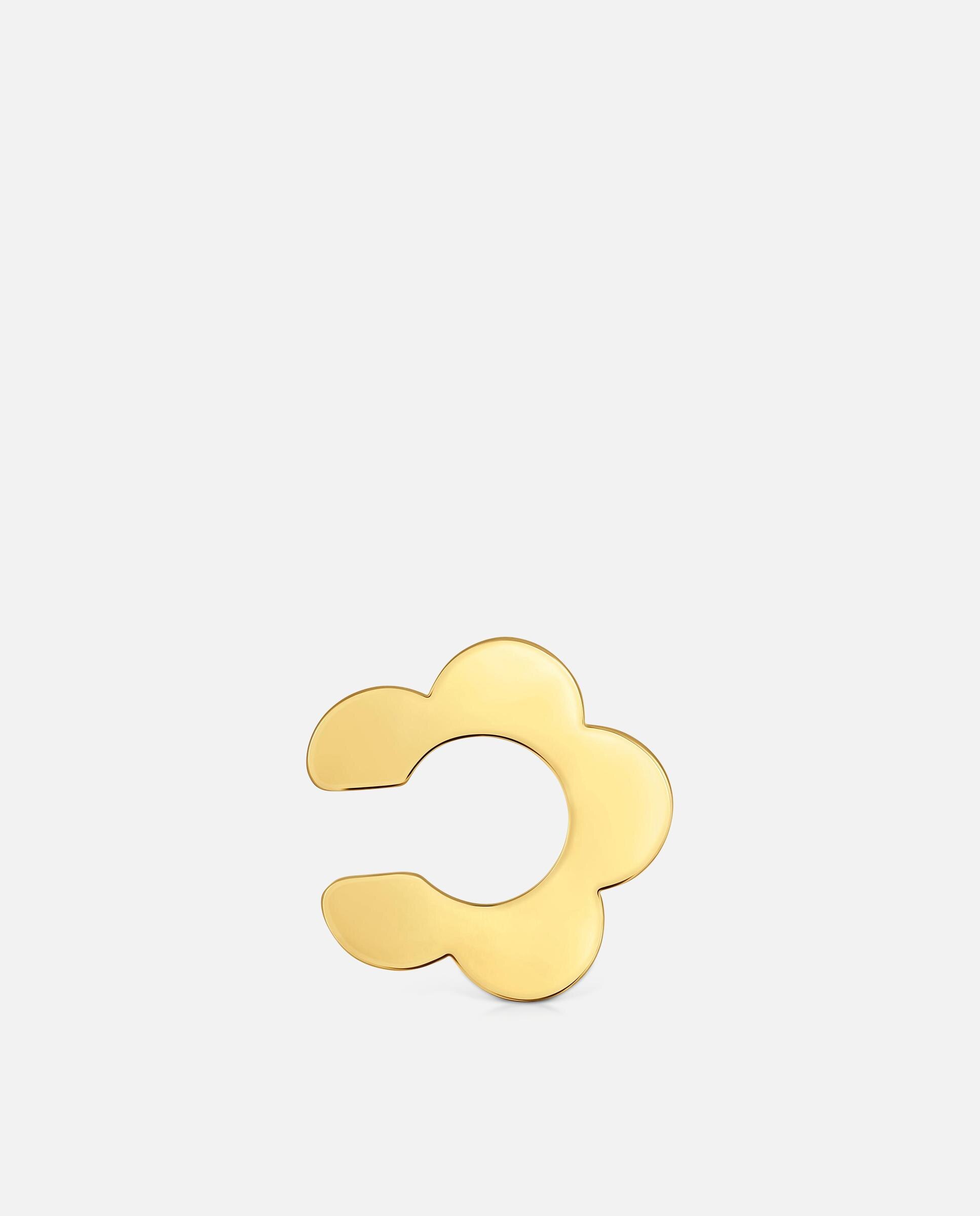 Brinco Individual Flor de Aço Dourado Galaxy Dourado-2