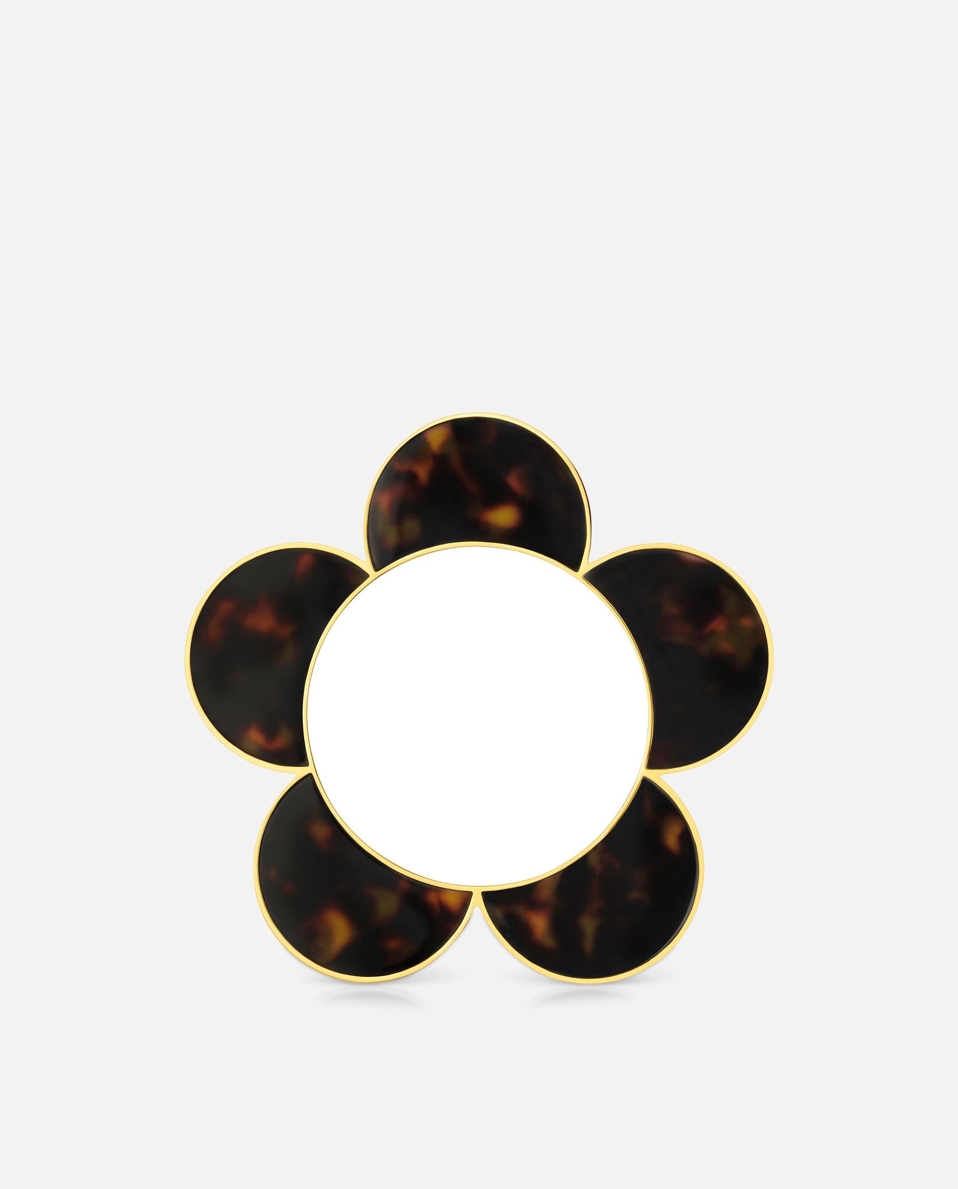 Pulseira Rígida Flor de Aço e Resina Galaxy Bicolor-2