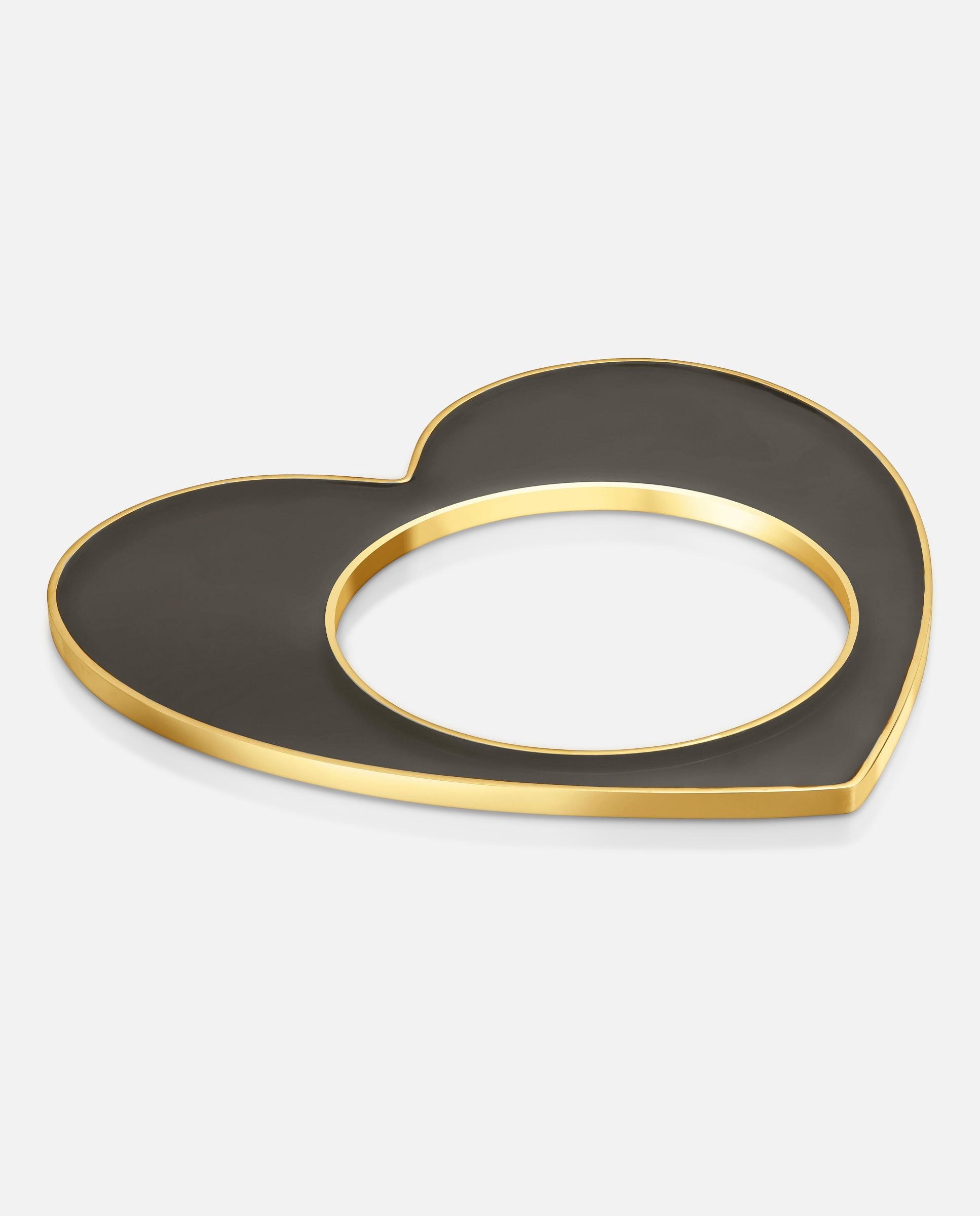 Imagem 0 de Pulseira Rígida Coração de Aço e Resina Galaxy