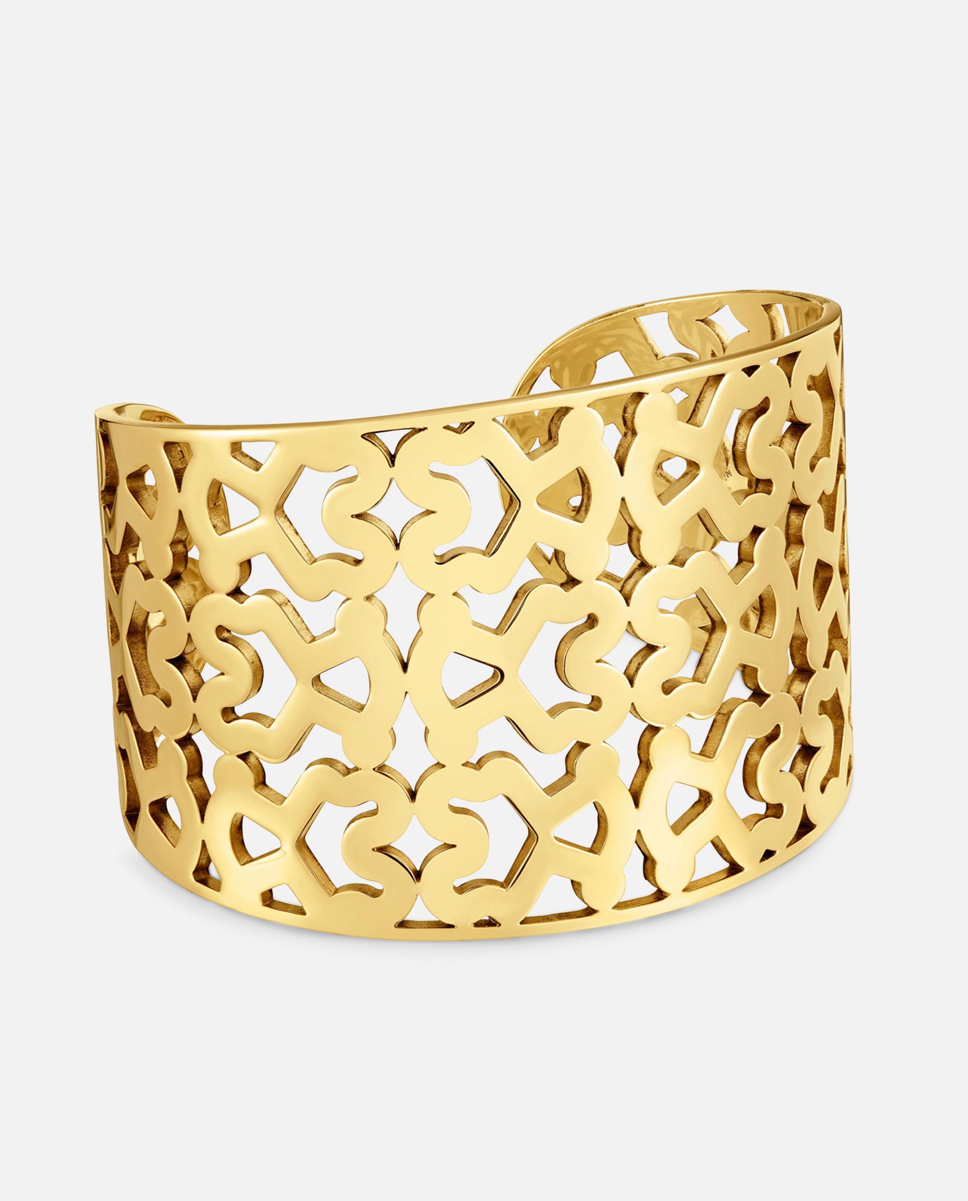 Imagem 0 de Bracelete de Aço Dourado 45 Mm Kaos