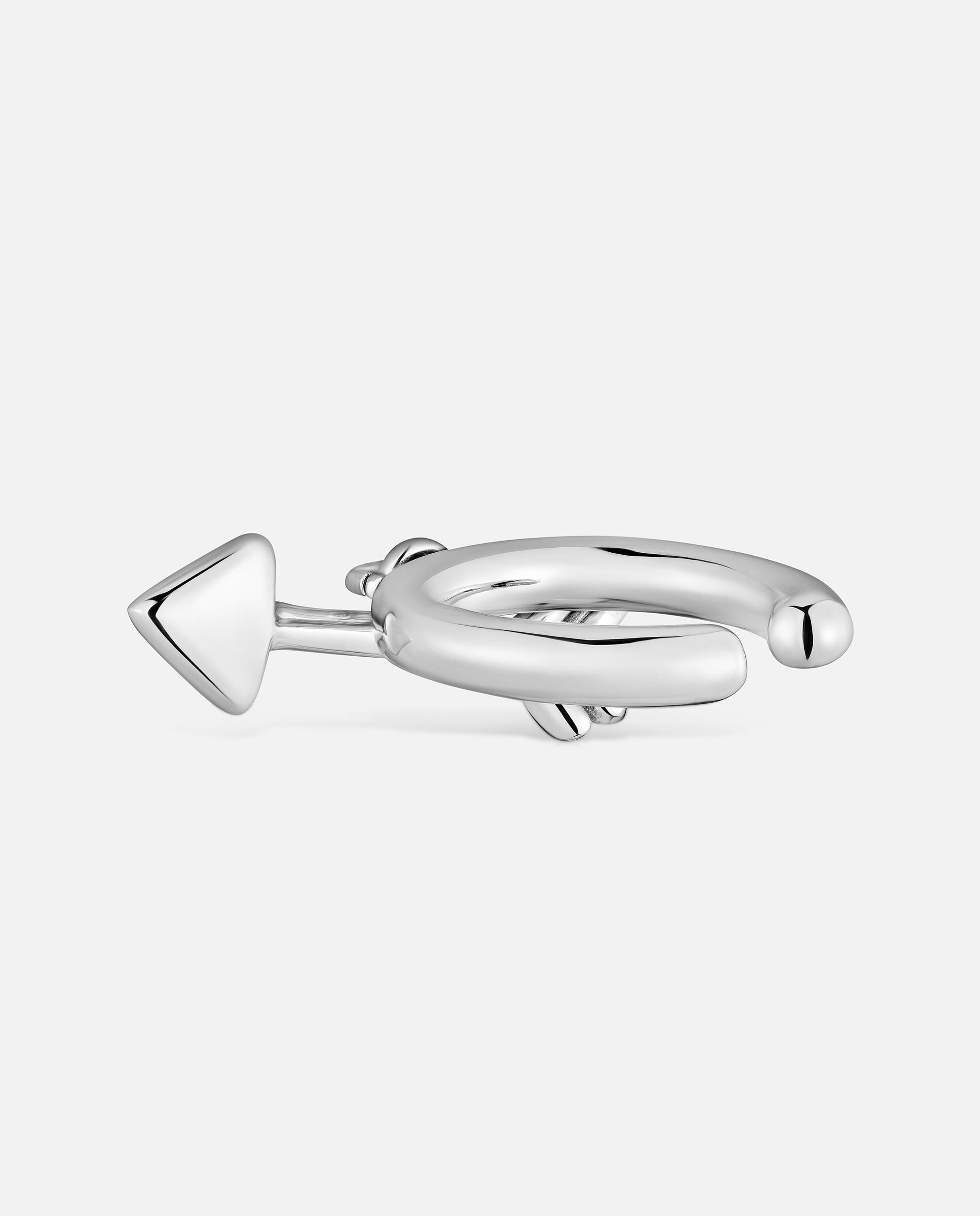 Brinco Individual Earcuff Flecha de Aço Tous Charming Prateado-3
