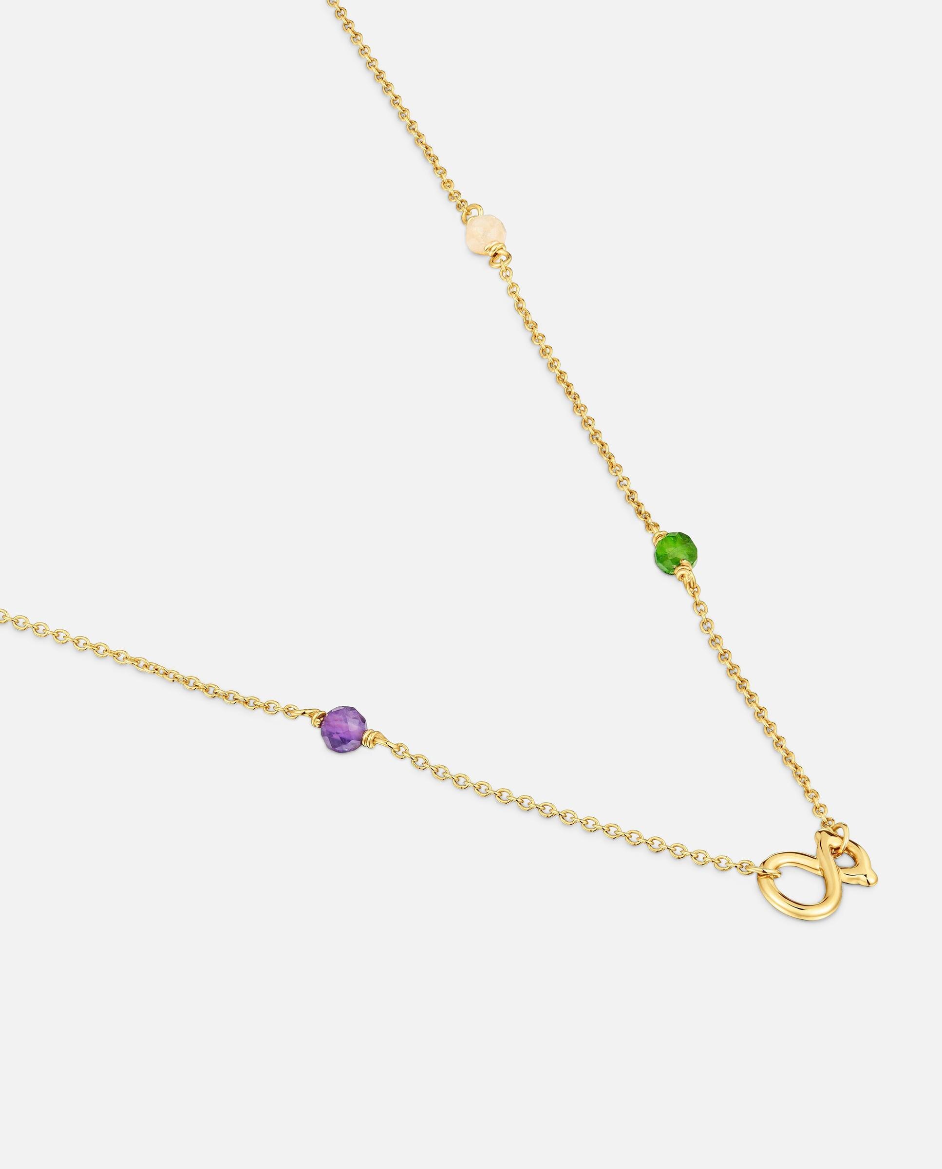 Colar de Ouro 9 Kt, Gemas e Motivo Urso 8 Mm Tous Infinity Multicolor-3