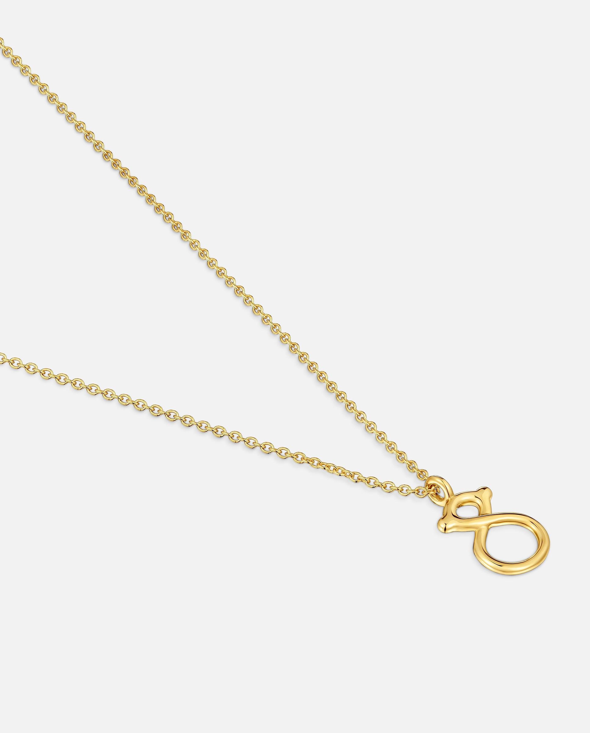 Corrente com Pendentes de Ouro 9 Kt e Motivo Urso 10 Mm Tous Infinity Dourado-3