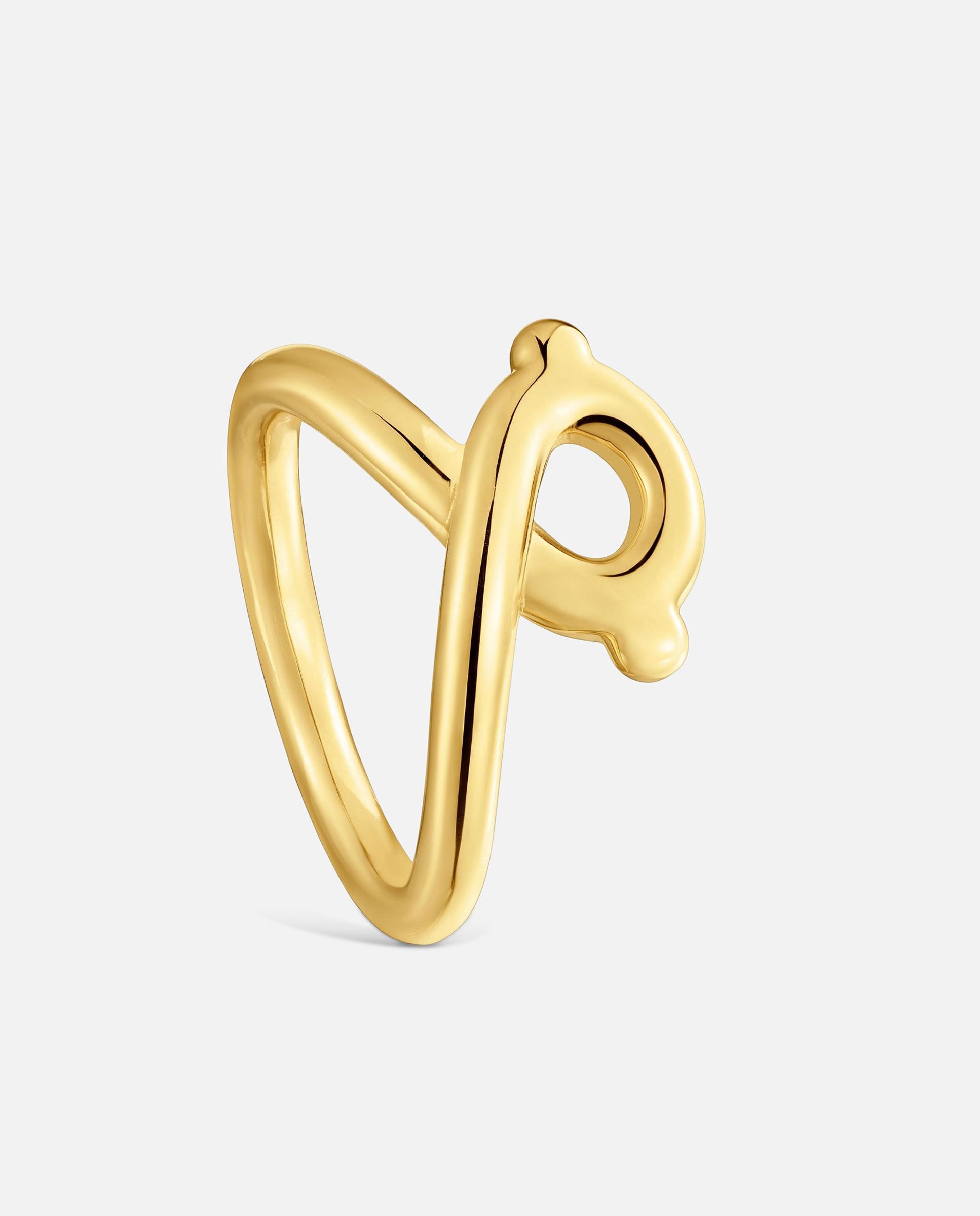 Imagem 0 de Anel com Banho de Ouro 18 Kt Sobre Prata Tous Infinity