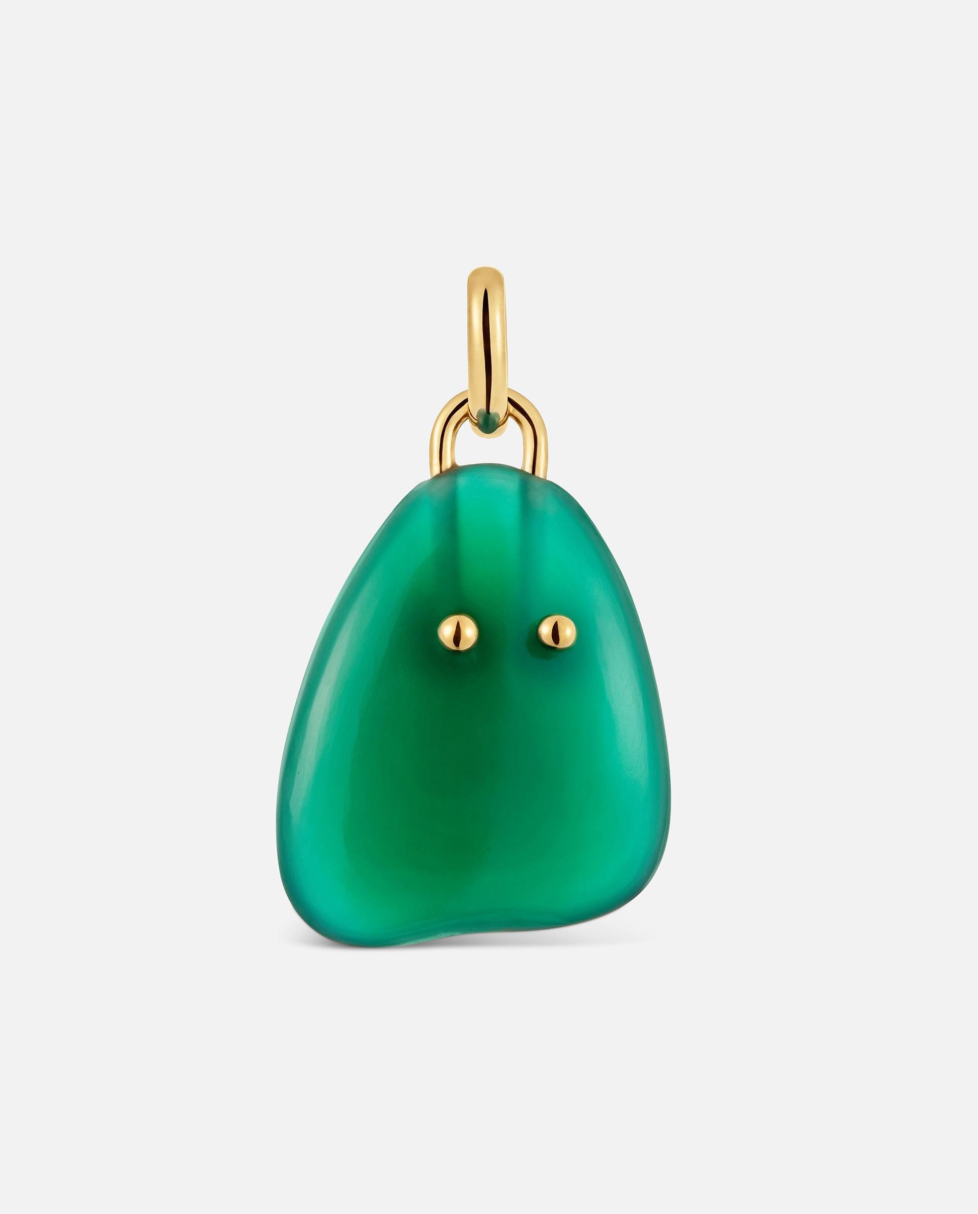 Imagem 0 de Pendente com Banho de Ouro 18 Kt Sobre Prata e Calcedônia Tous Boo