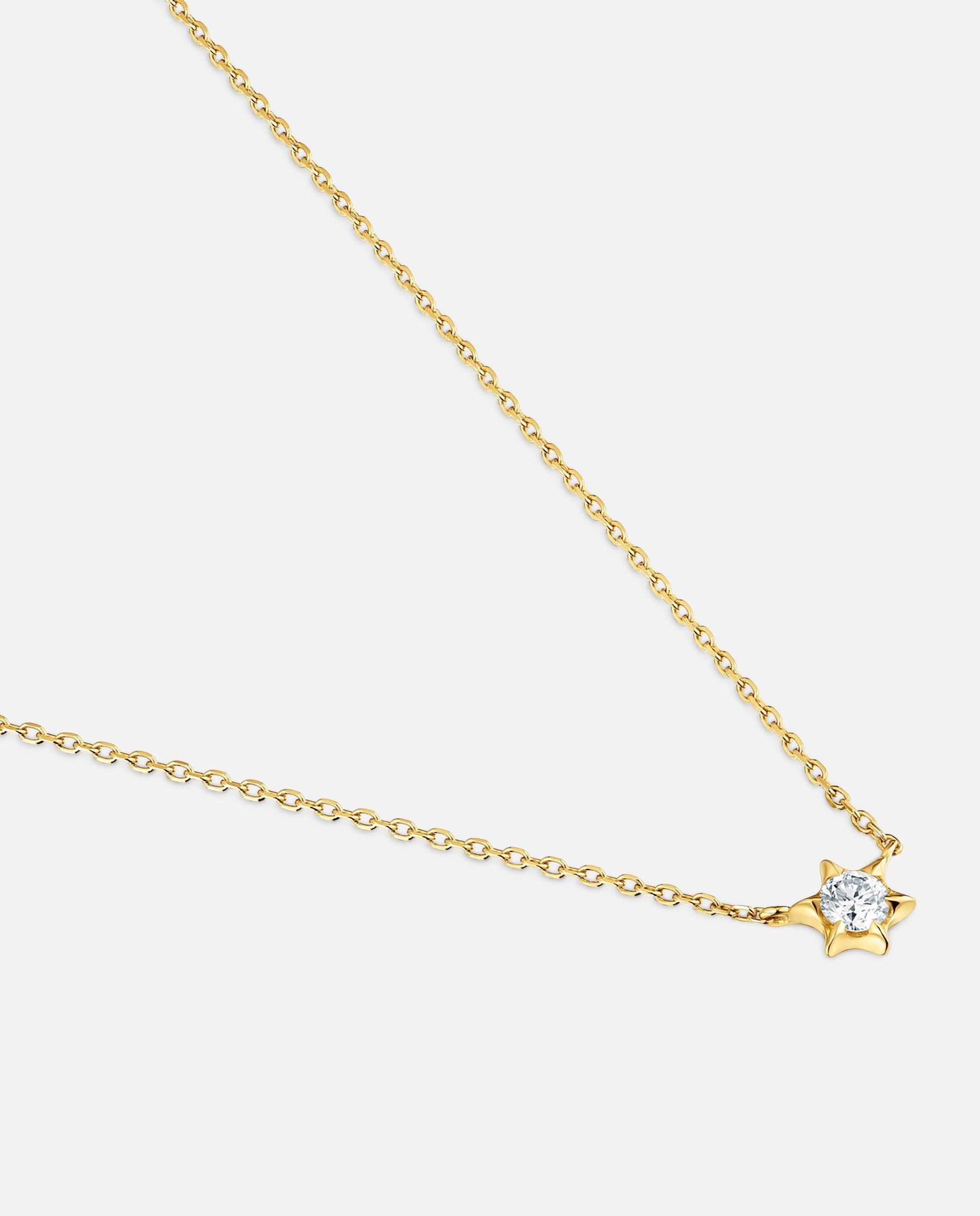 Colar de Ouro 9 Kt e Diamante Criado em Laboratório Tous Irisé Lgd Branco-2