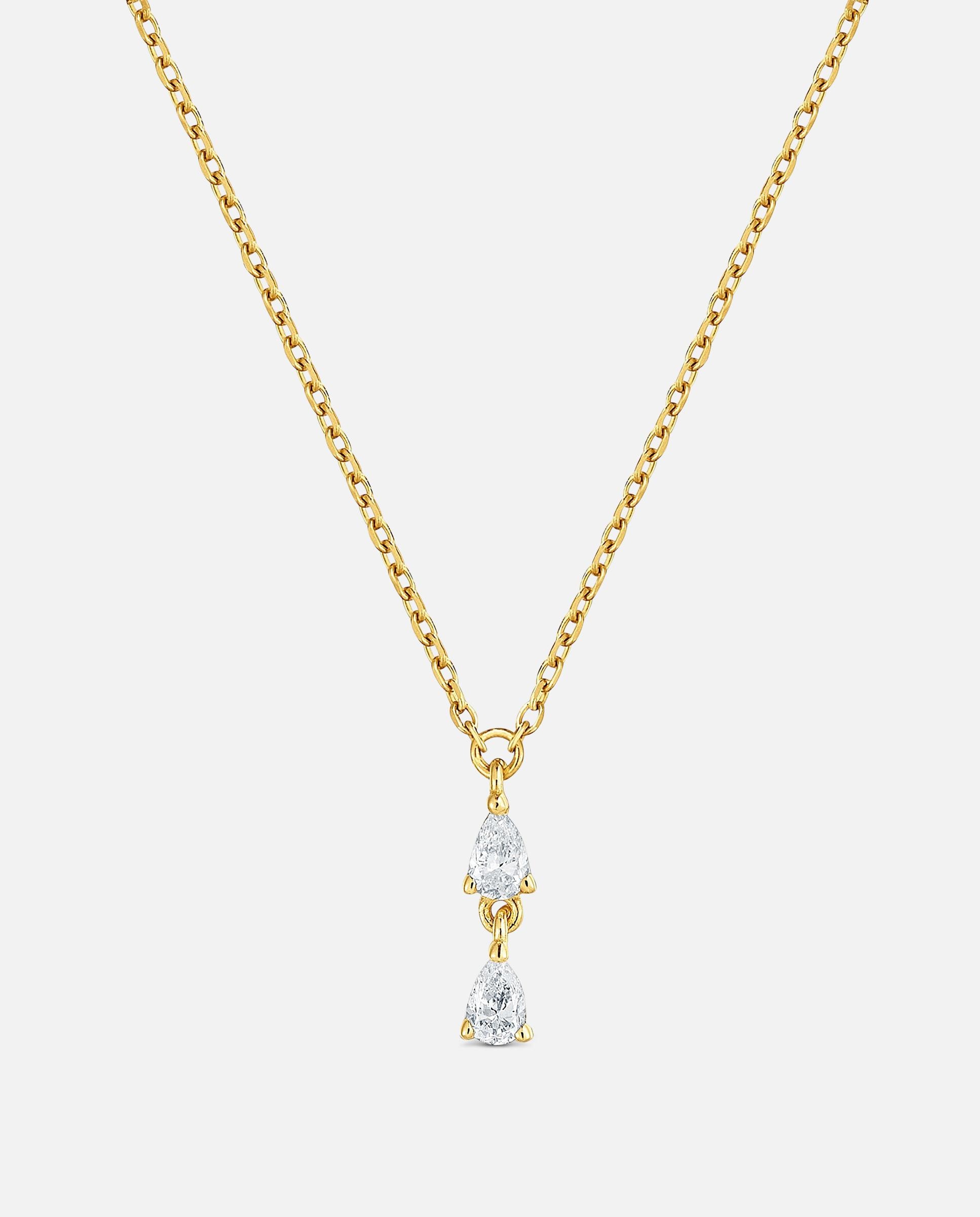 Colar de Ouro 9 Kt e Diamantes Criados em Laboratório Tous Irisé Lgd Branco-3