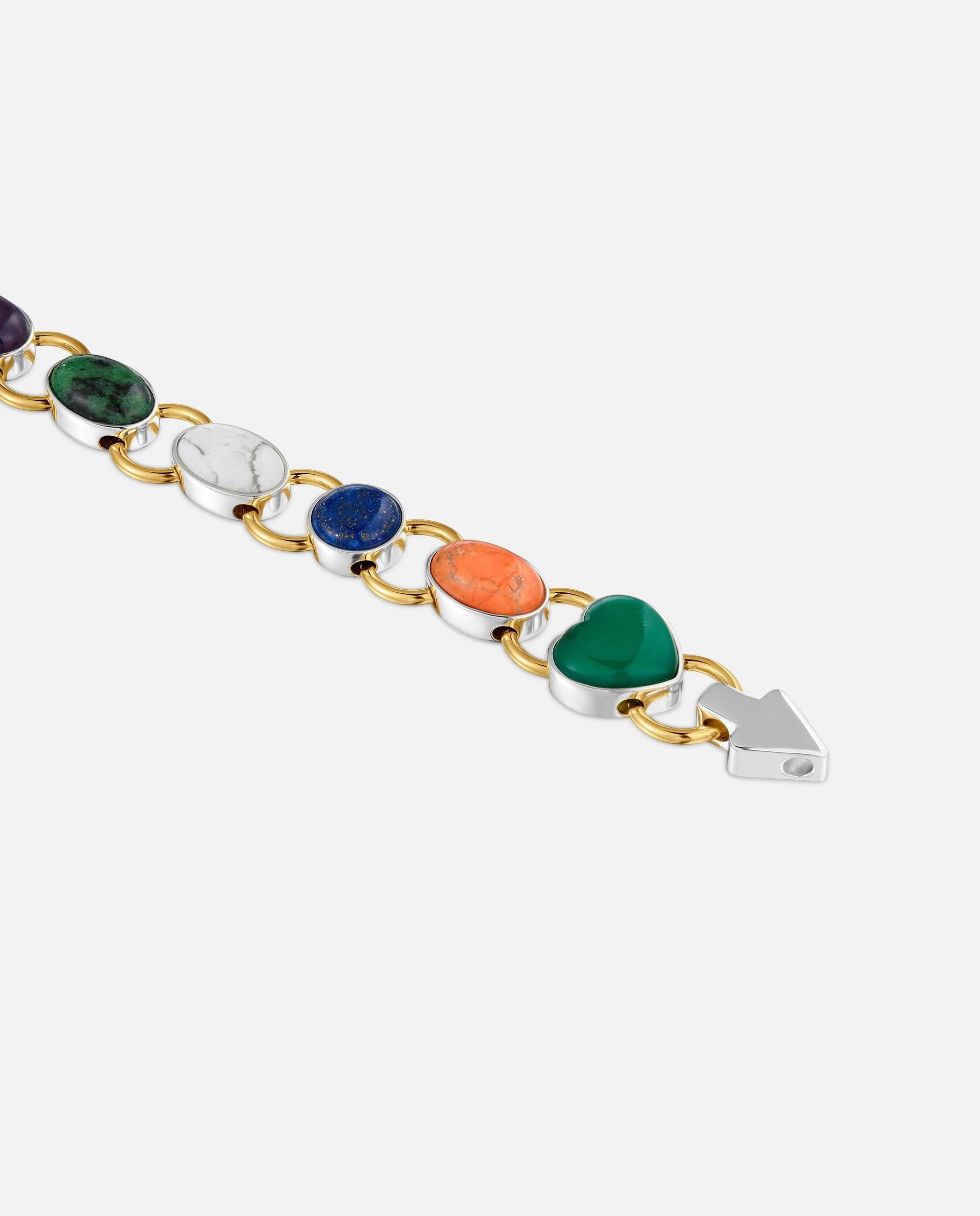 Pulseira Bicolor com Gemas Tous Gem Power Azul-3
