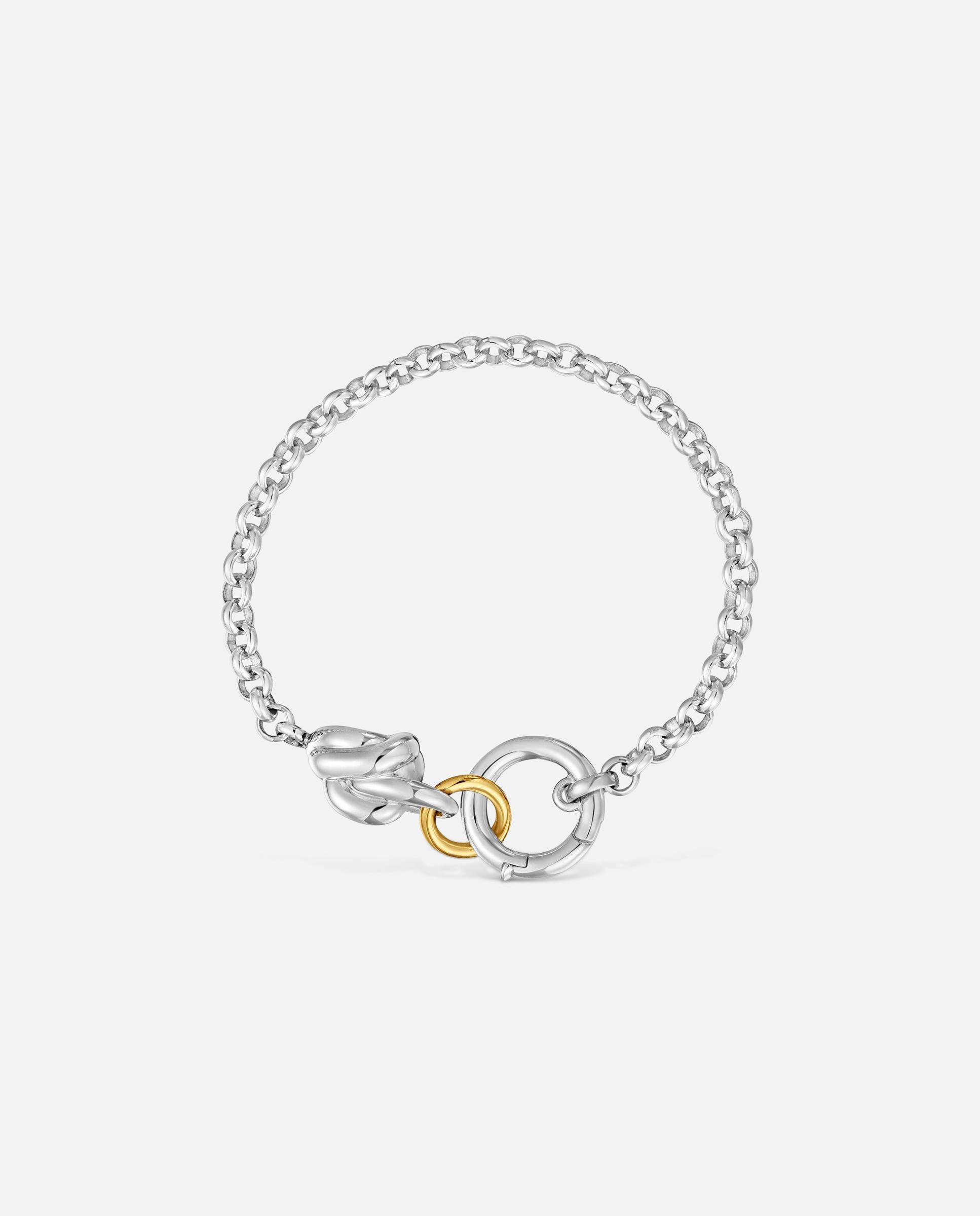Pulseira de Corrente com Banho de Ouro 18 Kt Tous Lia Bicolor-2