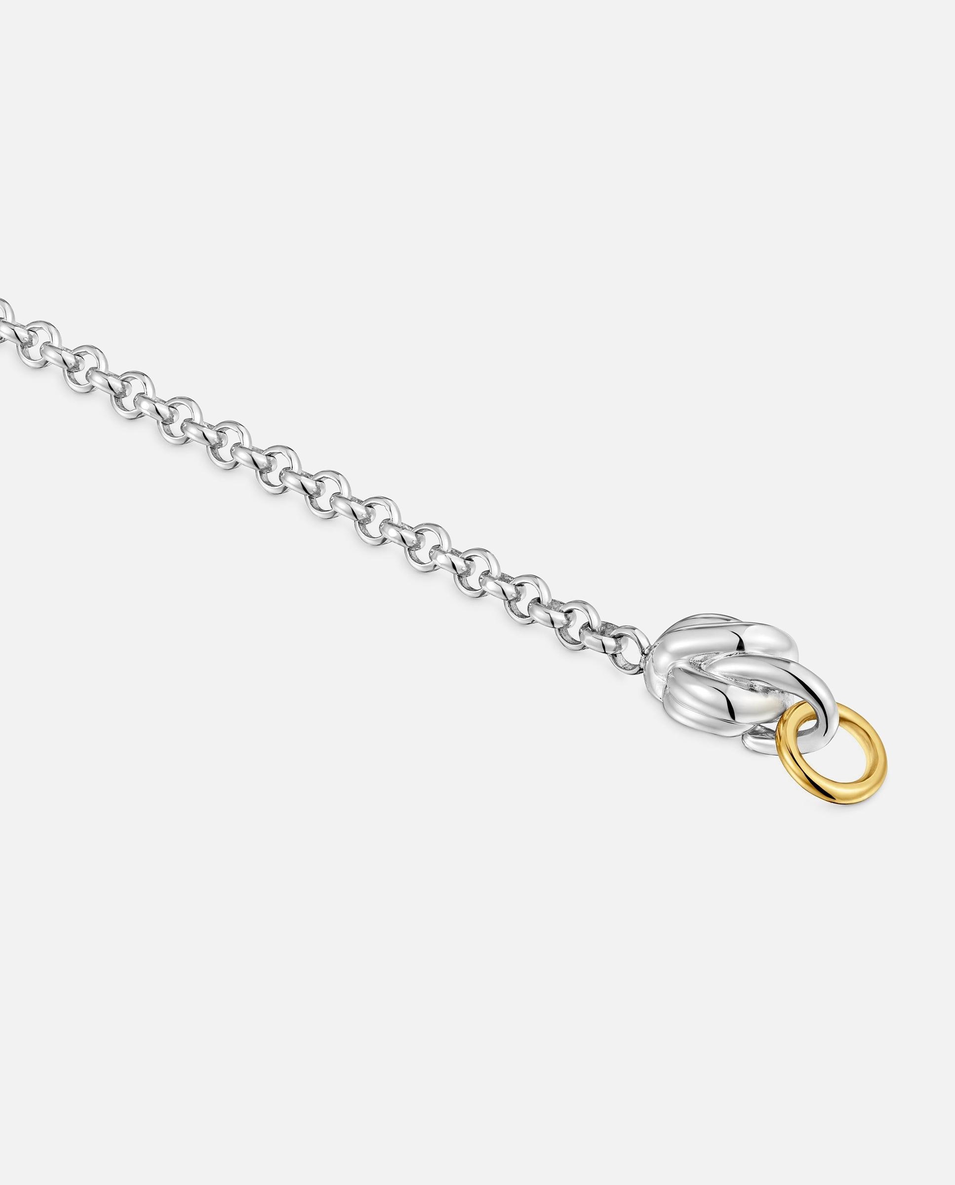 Pulseira de Corrente com Banho de Ouro 18 Kt Tous Lia Bicolor-3