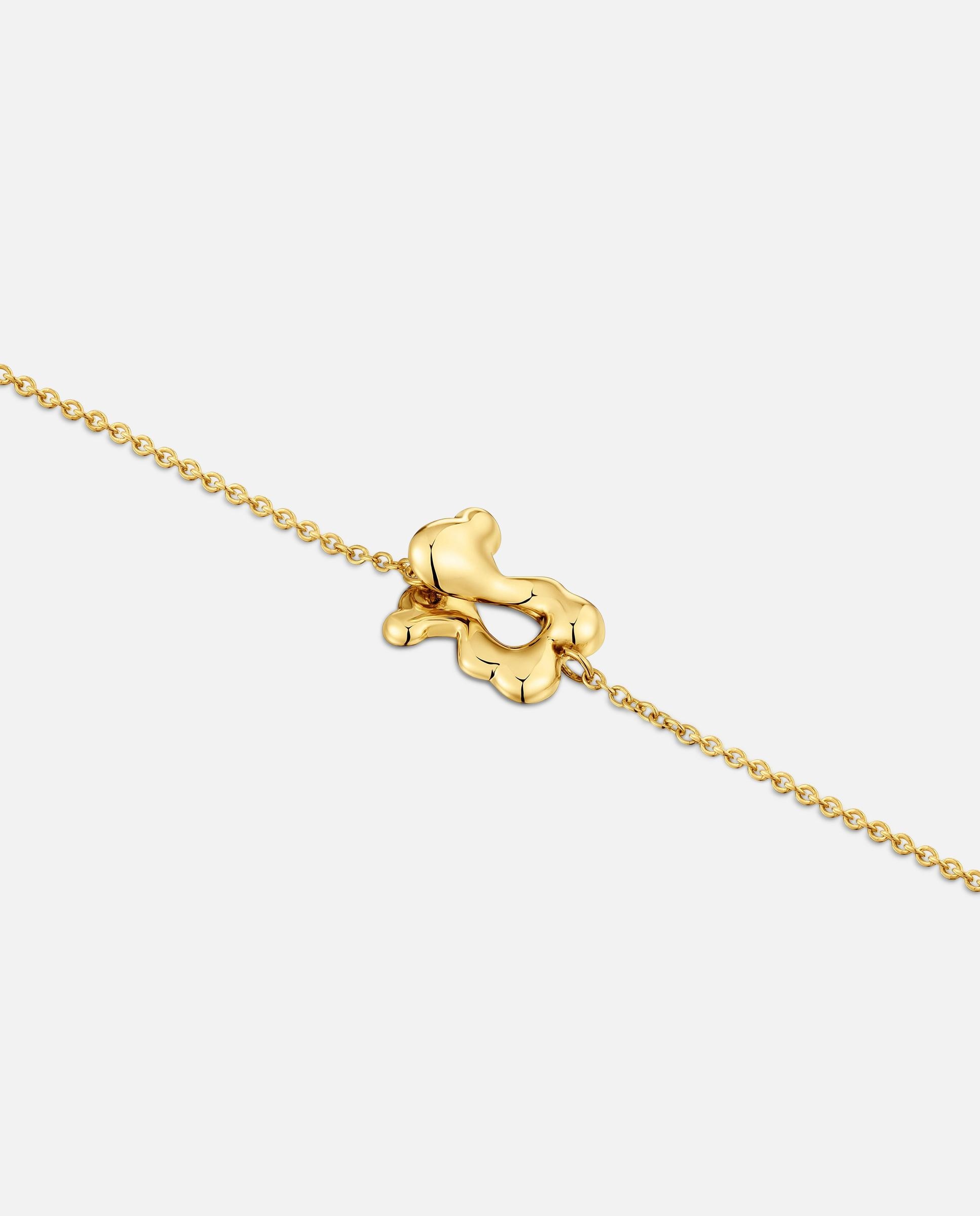 Pulseira de Corrente Urso de Ouro 9 Kt Tous Strain Dourado-3
