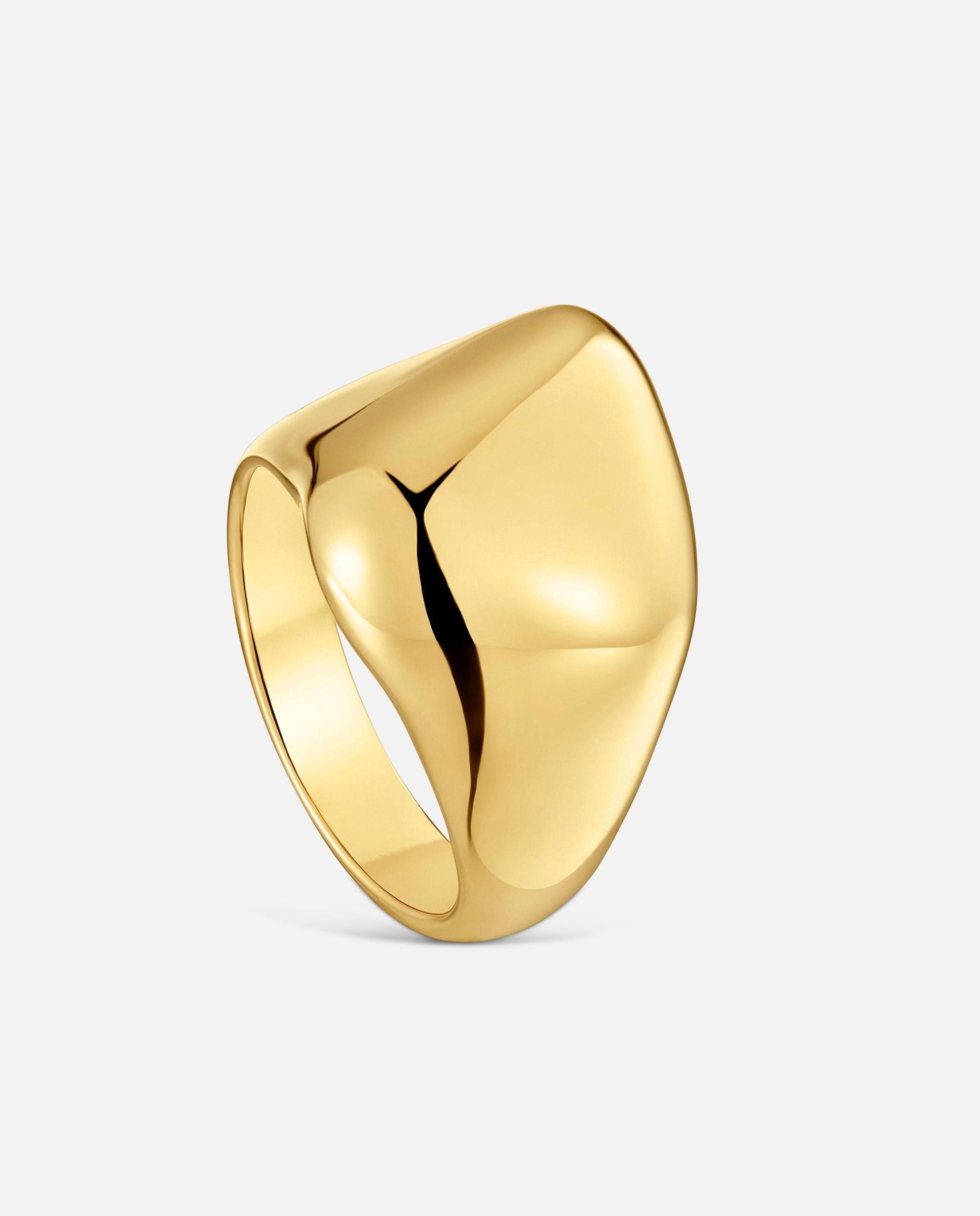 Imagem 0 de Anel Selo de Ouro 9 Kt Tous Cool Stones