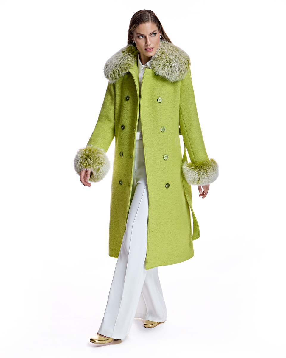 Sobretudo de Lã com Botões Duplos e Cinto Lima-4