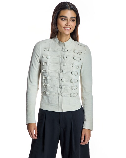 Imagem 0 de Blusão de Camurça Estilo Militar