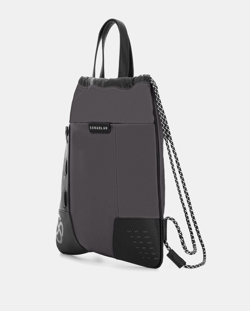 Mochila Fina Cinzento / Preto-3
