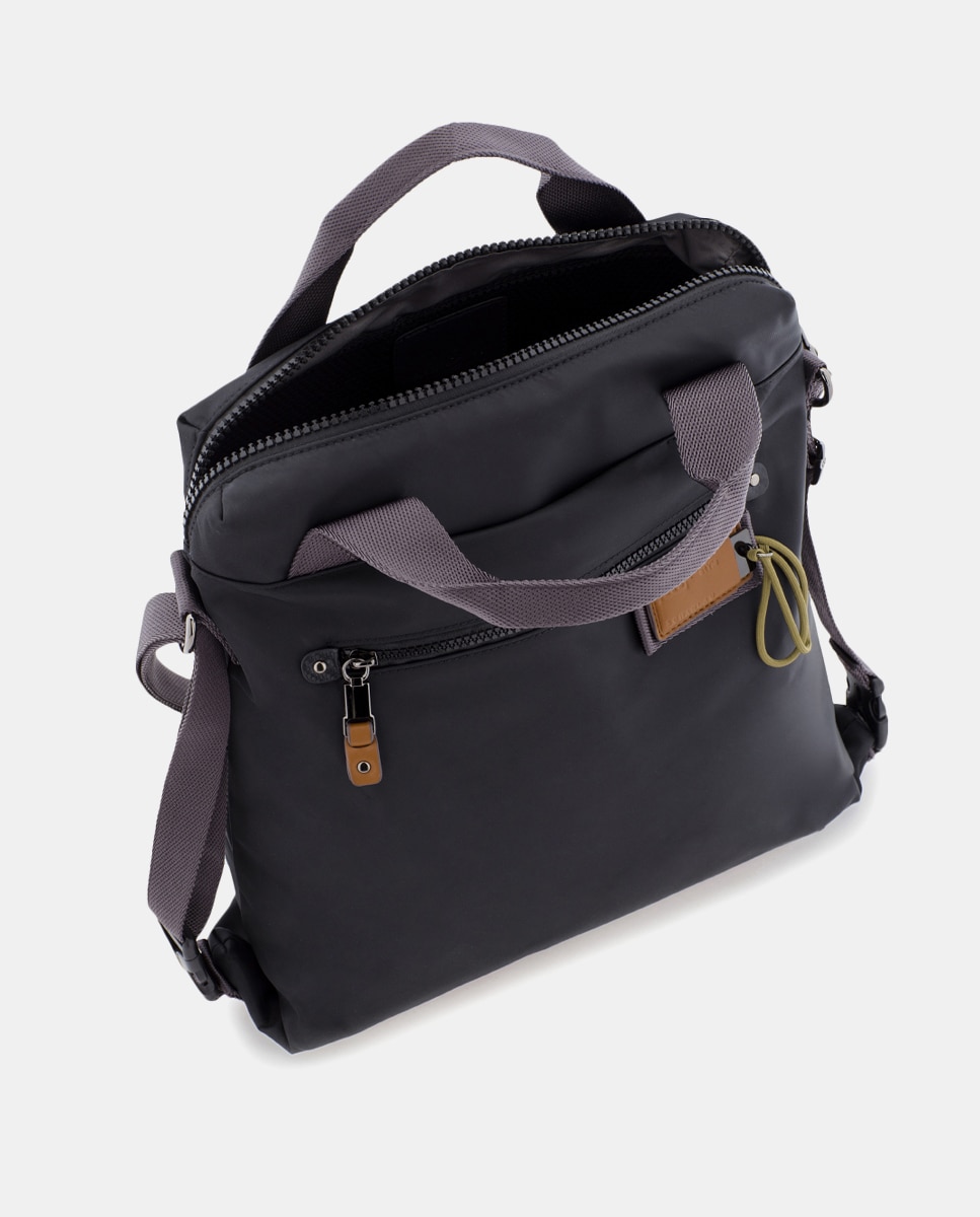 Mala Transformável em Mochila Preto-5