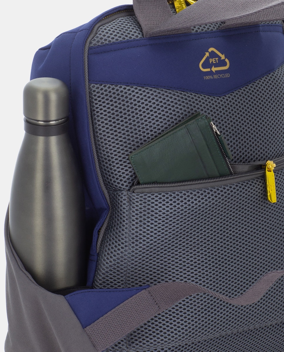 Mochila para Computador Portátil Azul-4