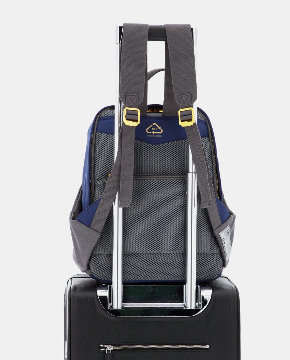 Mochila para Computador Portátil Azul-6