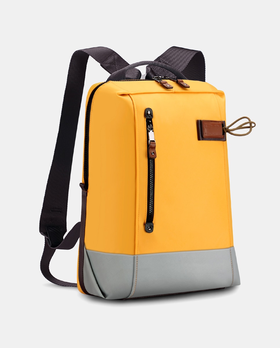 Mochila para Computador Portátil Mostarda-2