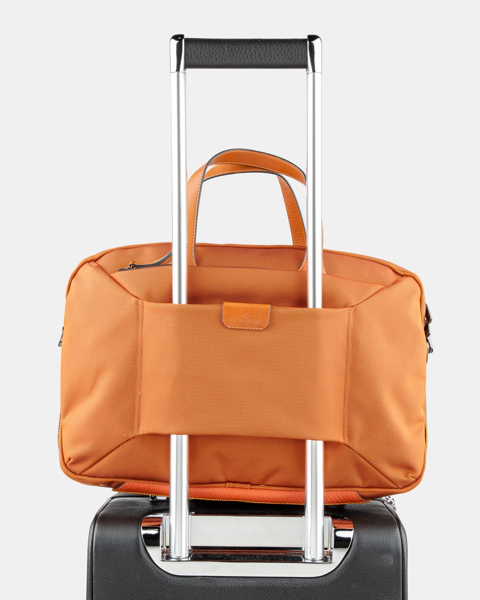 Pasta em Tecido - Laranja Verde-4