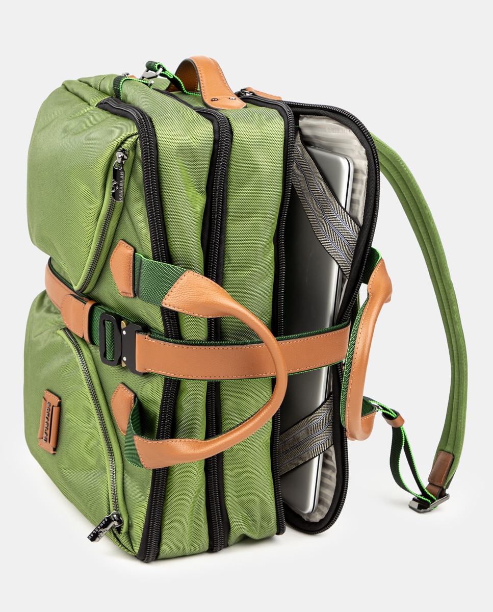 Mochila Grande de Viagem Verde-escuro-3