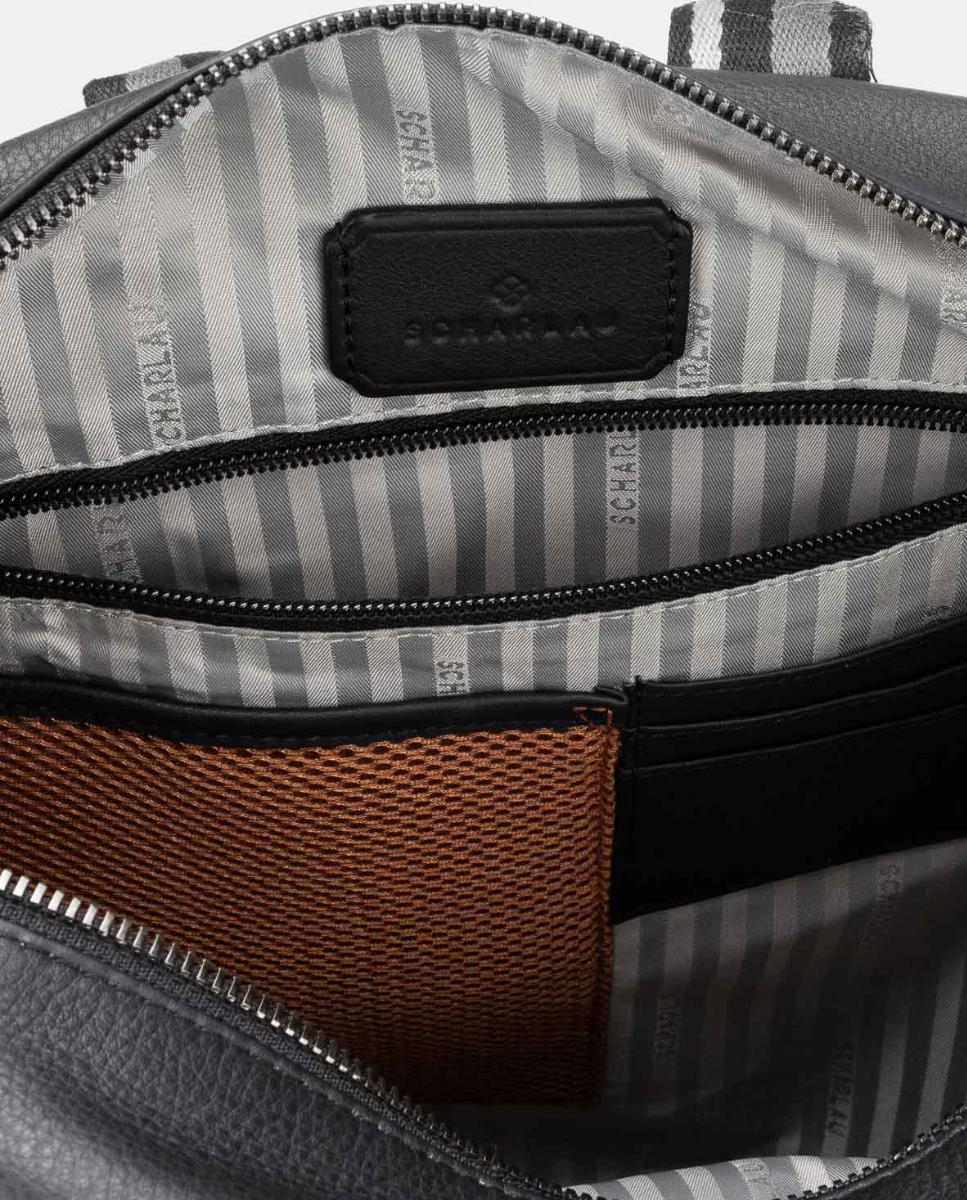 Mochila de Pele para Computador Portátil Camel-6