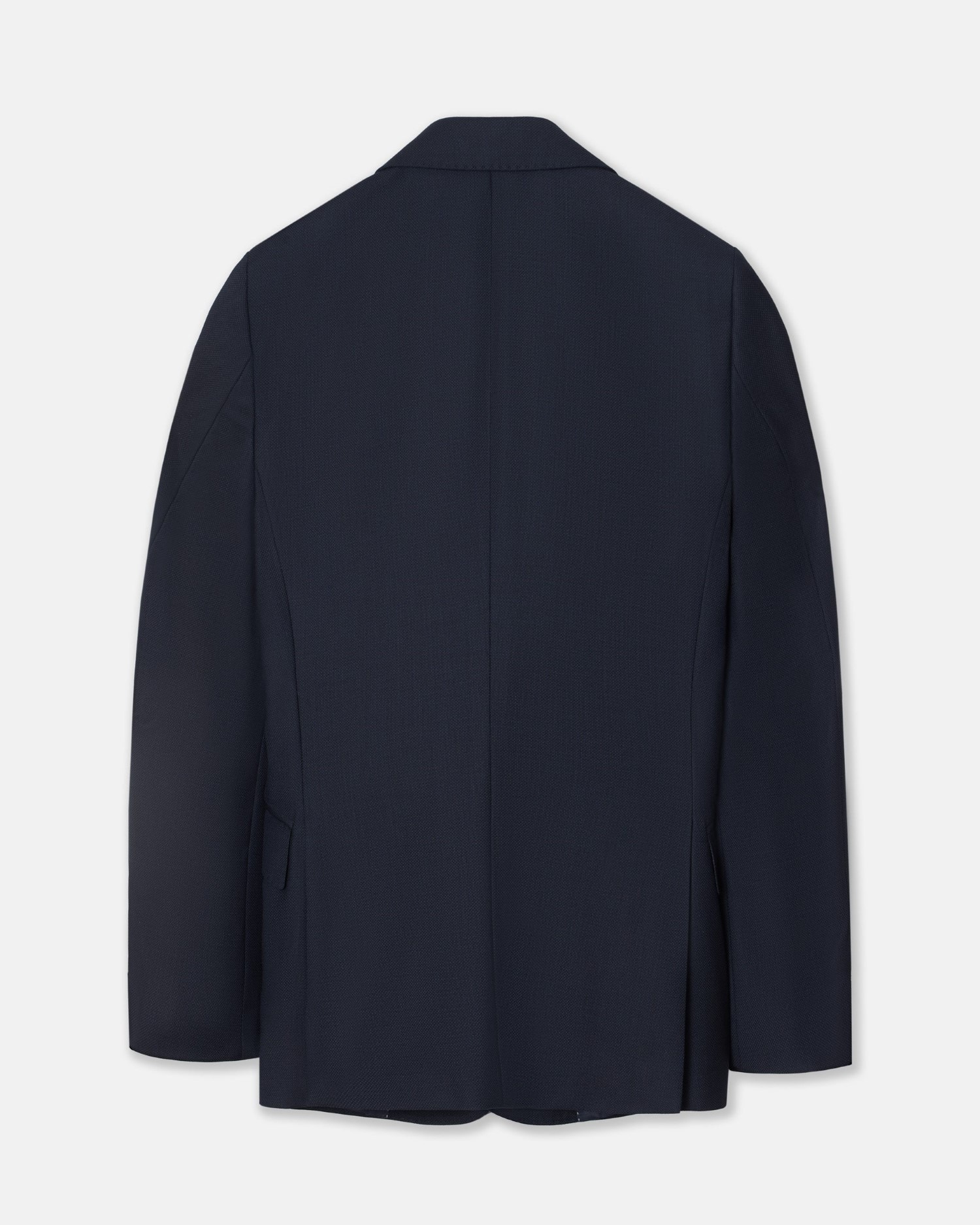 Blazer de Fato Slim Olho de Perdiz em Azul-marinho Azul-marinho-5