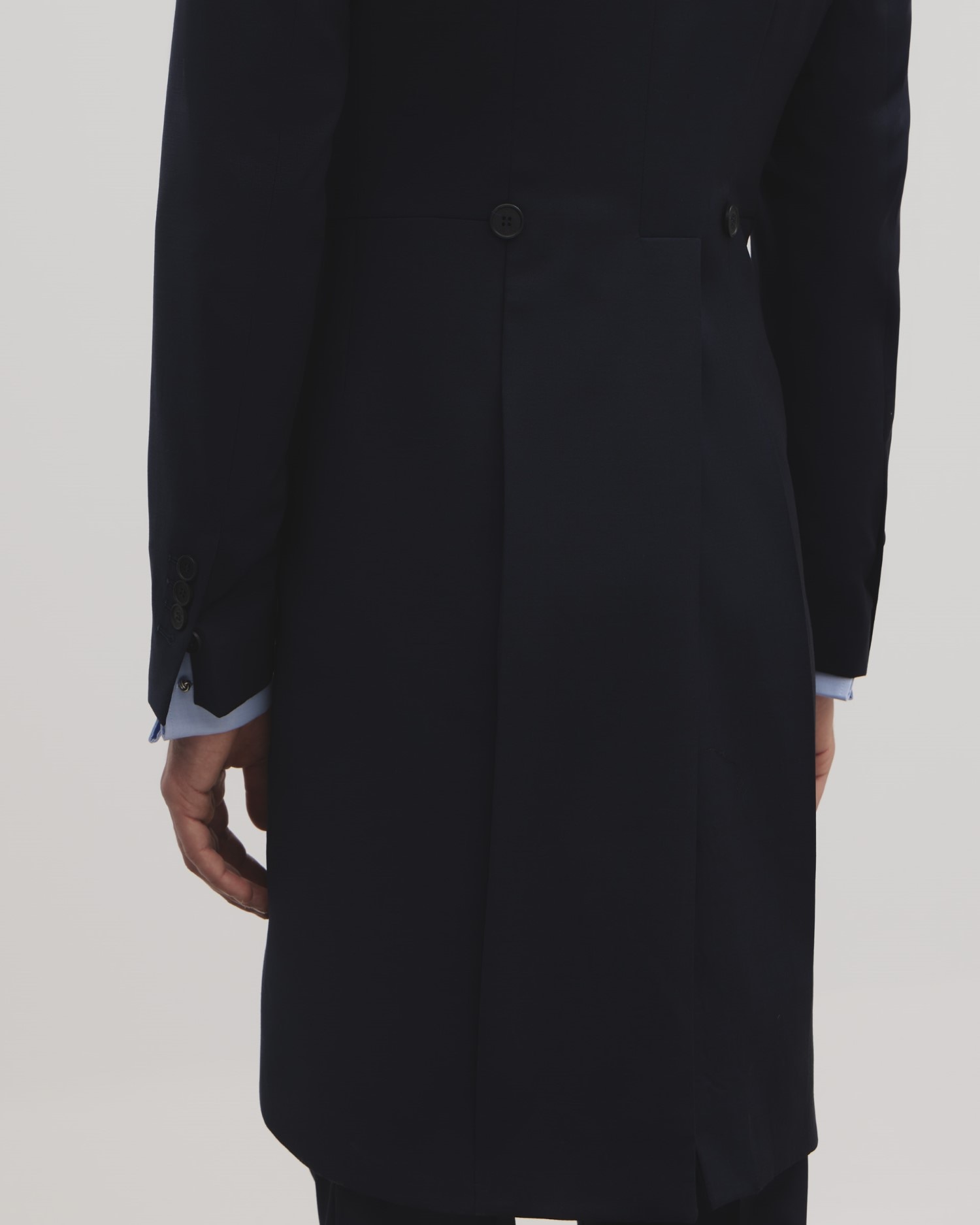 Levita de Fraque Stretch Slim em Azul-marinho Azul-marinho-3