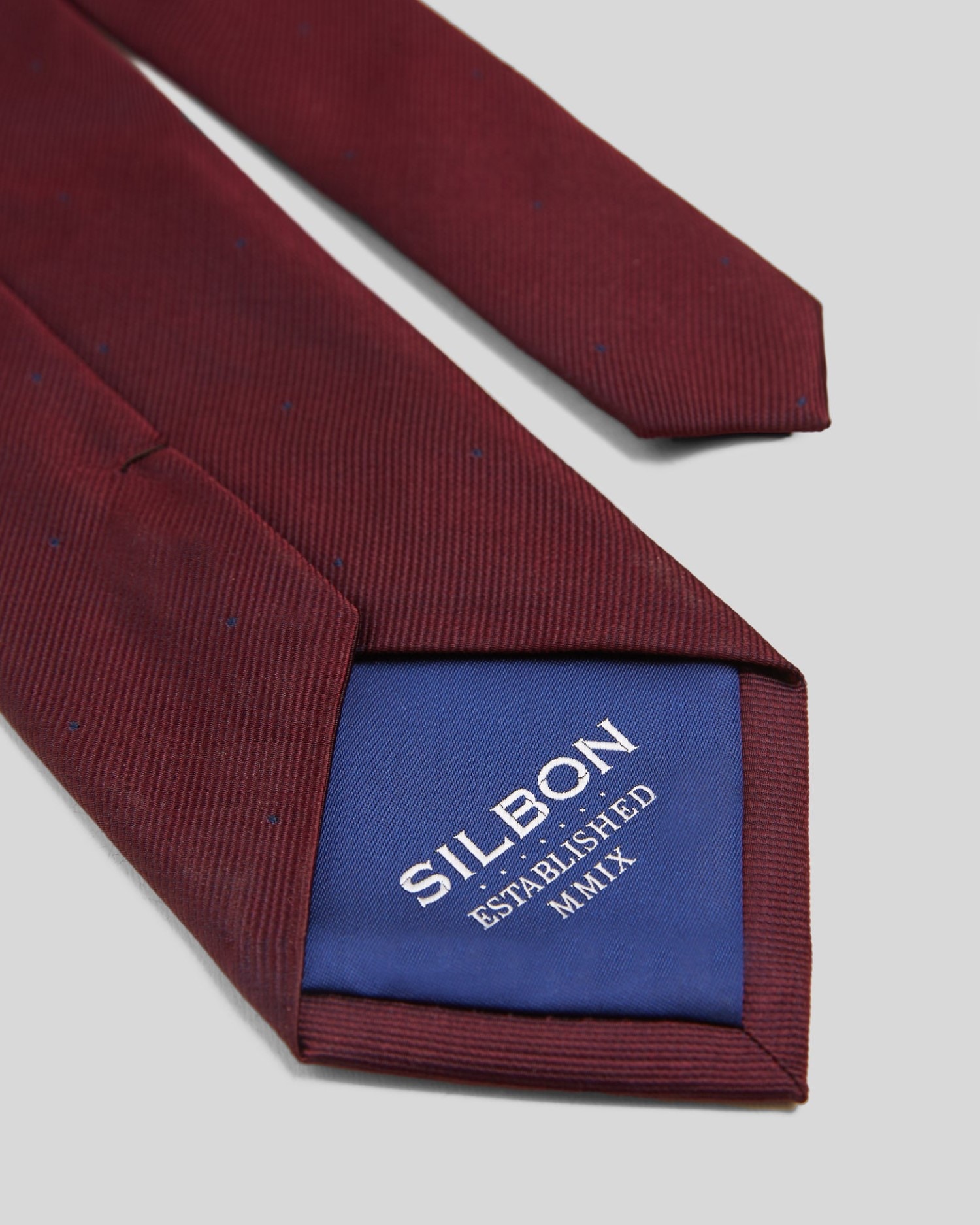 Gravata com Bolinhas Bordeaux Bordeaux-2