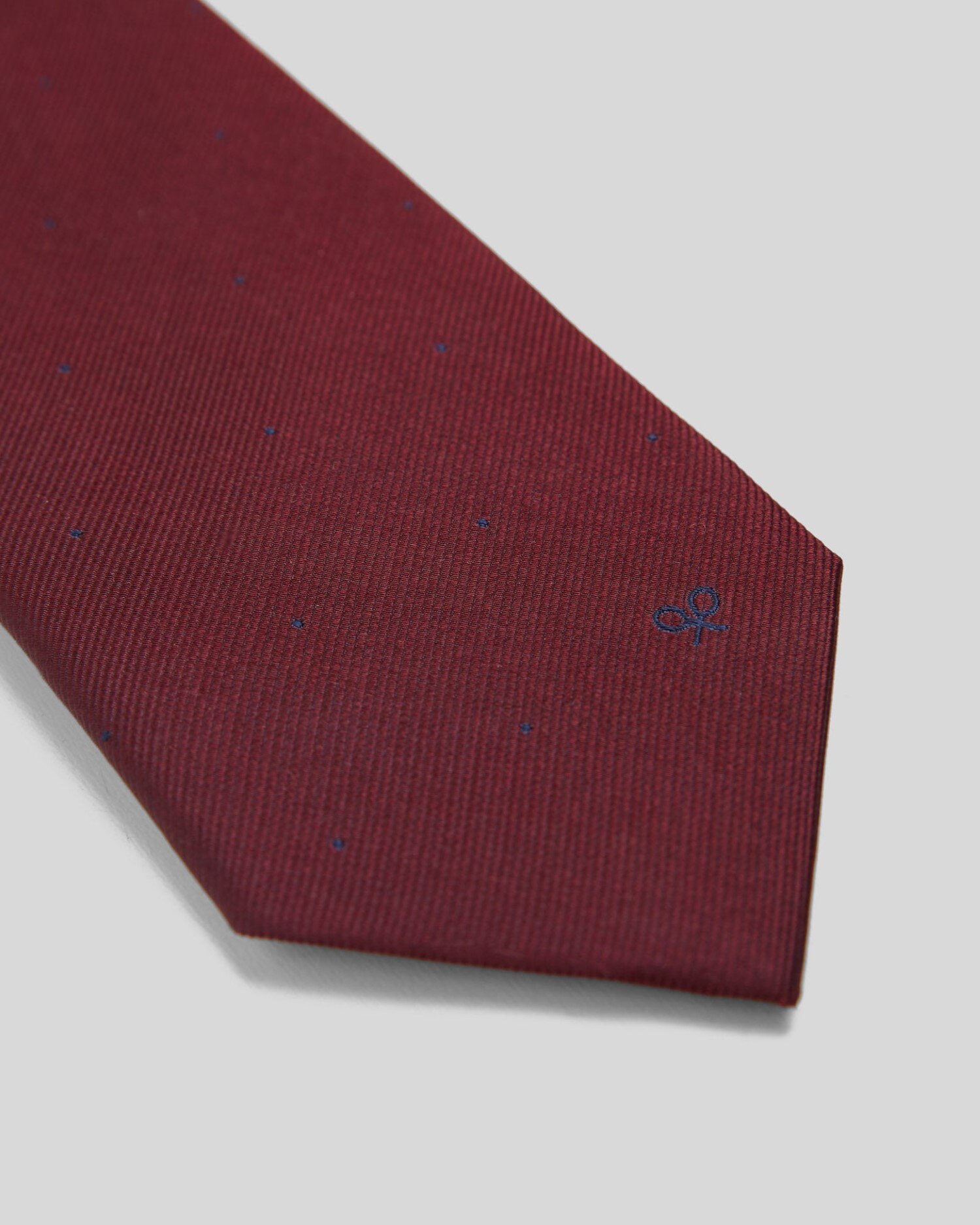 Gravata com Bolinhas Bordeaux Bordeaux-4