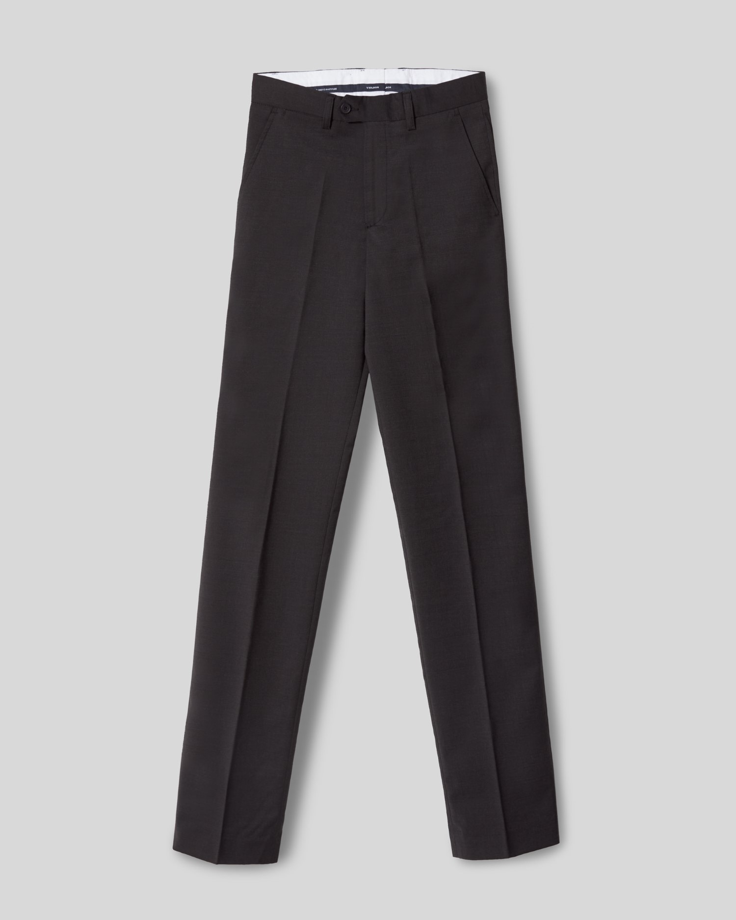 Calças de Fato Classic em Cinzento-escuro Preto-4