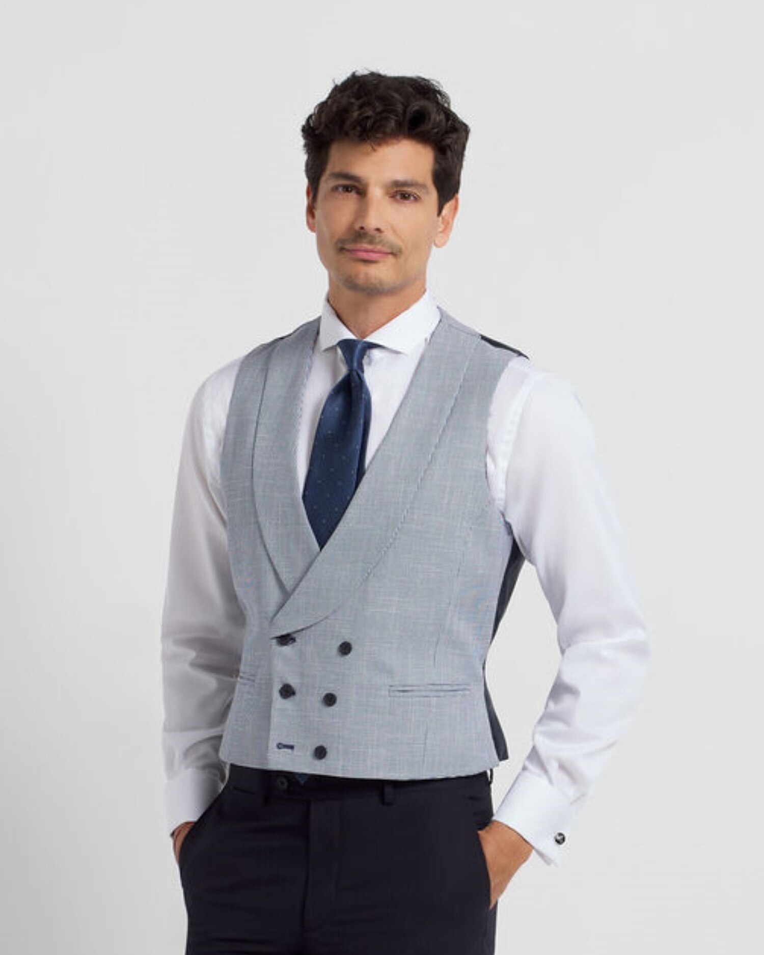 Imagem 0 de Colete de Fato Cerimónia Pied-de-poule