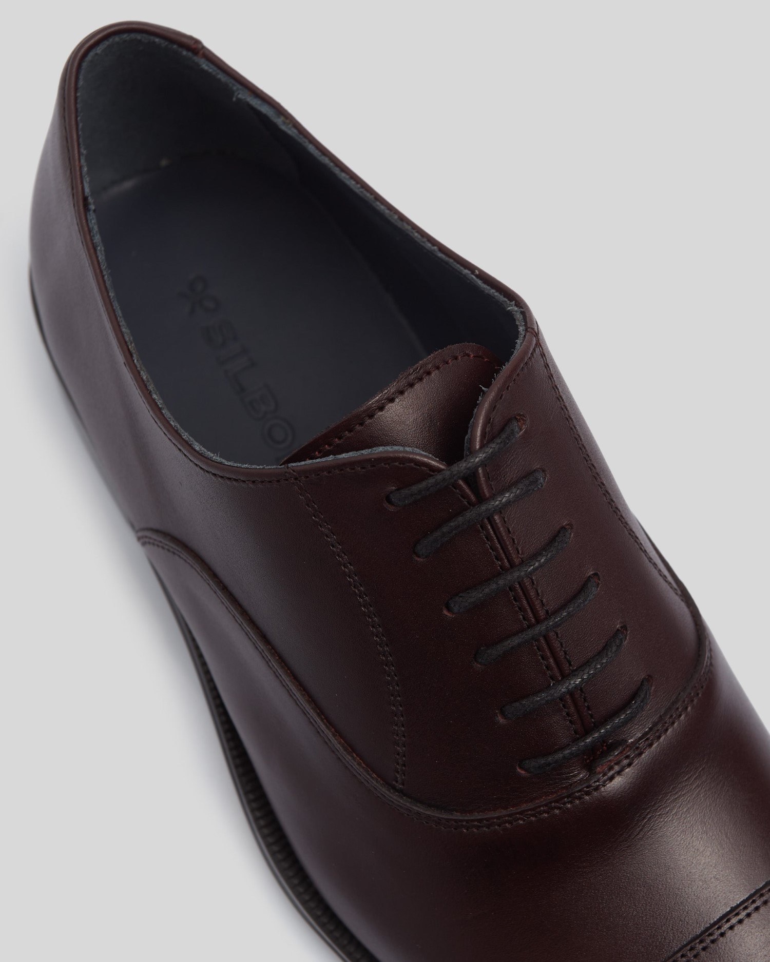 Sapatos de Cordões em Pele Tailoring Bordeaux-2