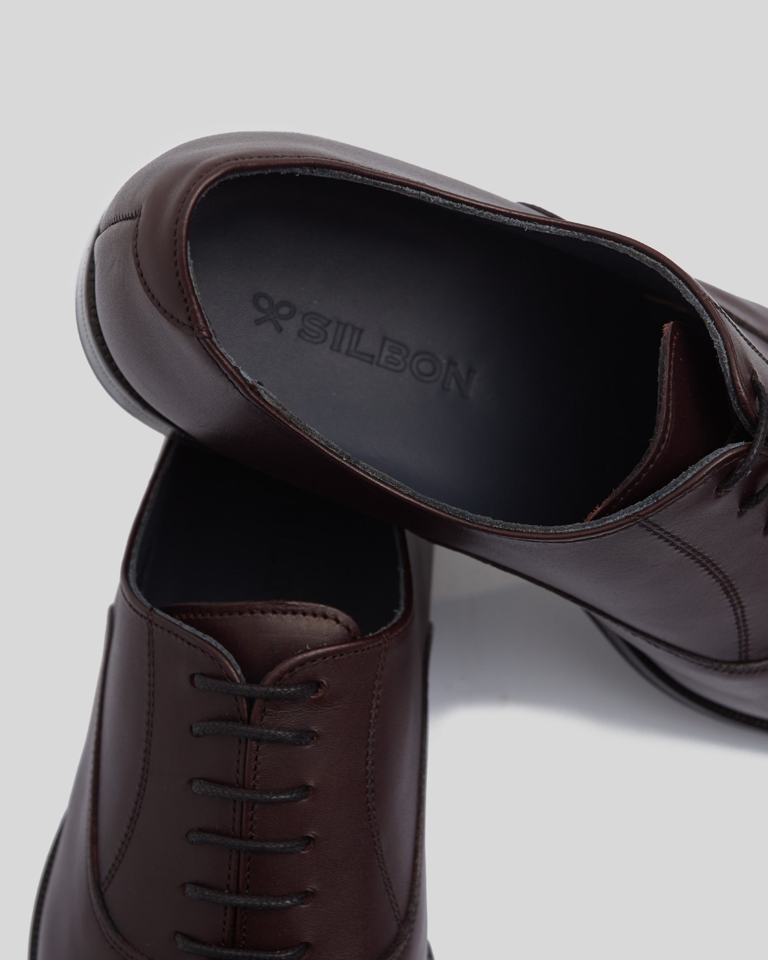 Sapatos de Cordões em Pele Tailoring Bordeaux-4