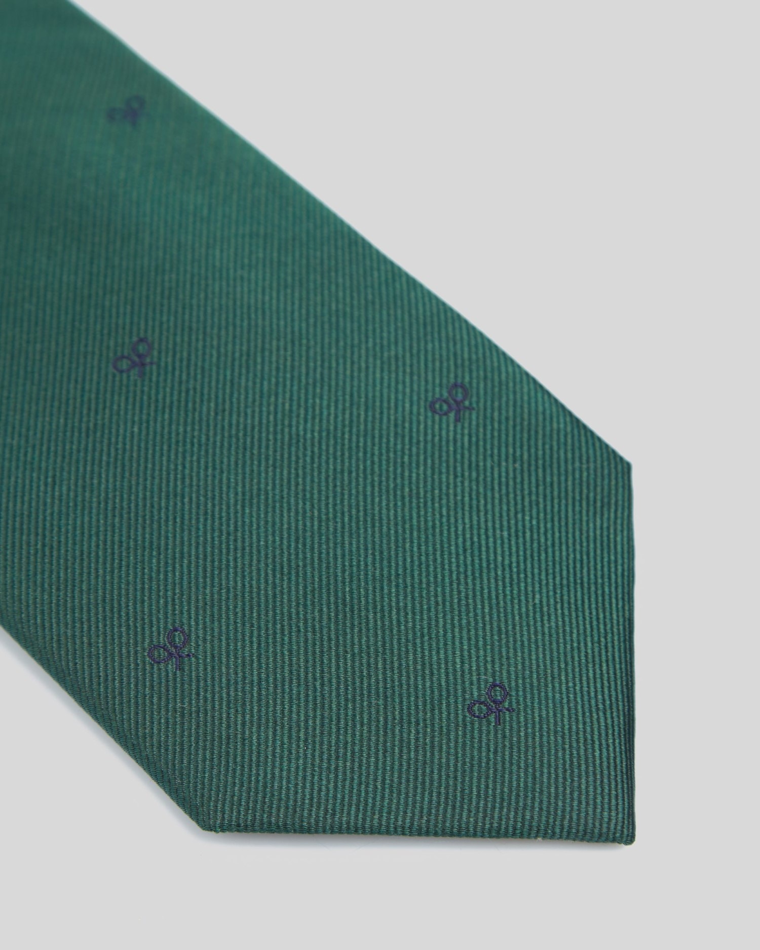 Gravata com Motivos de Raquetes Verde Verde-escuro-2