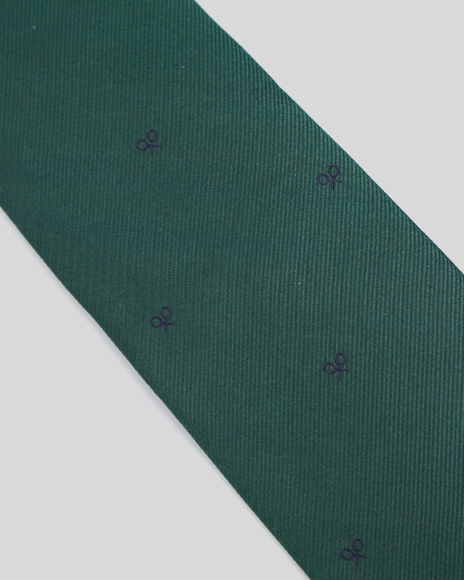 Gravata com Motivos de Raquetes Verde Verde-escuro-3
