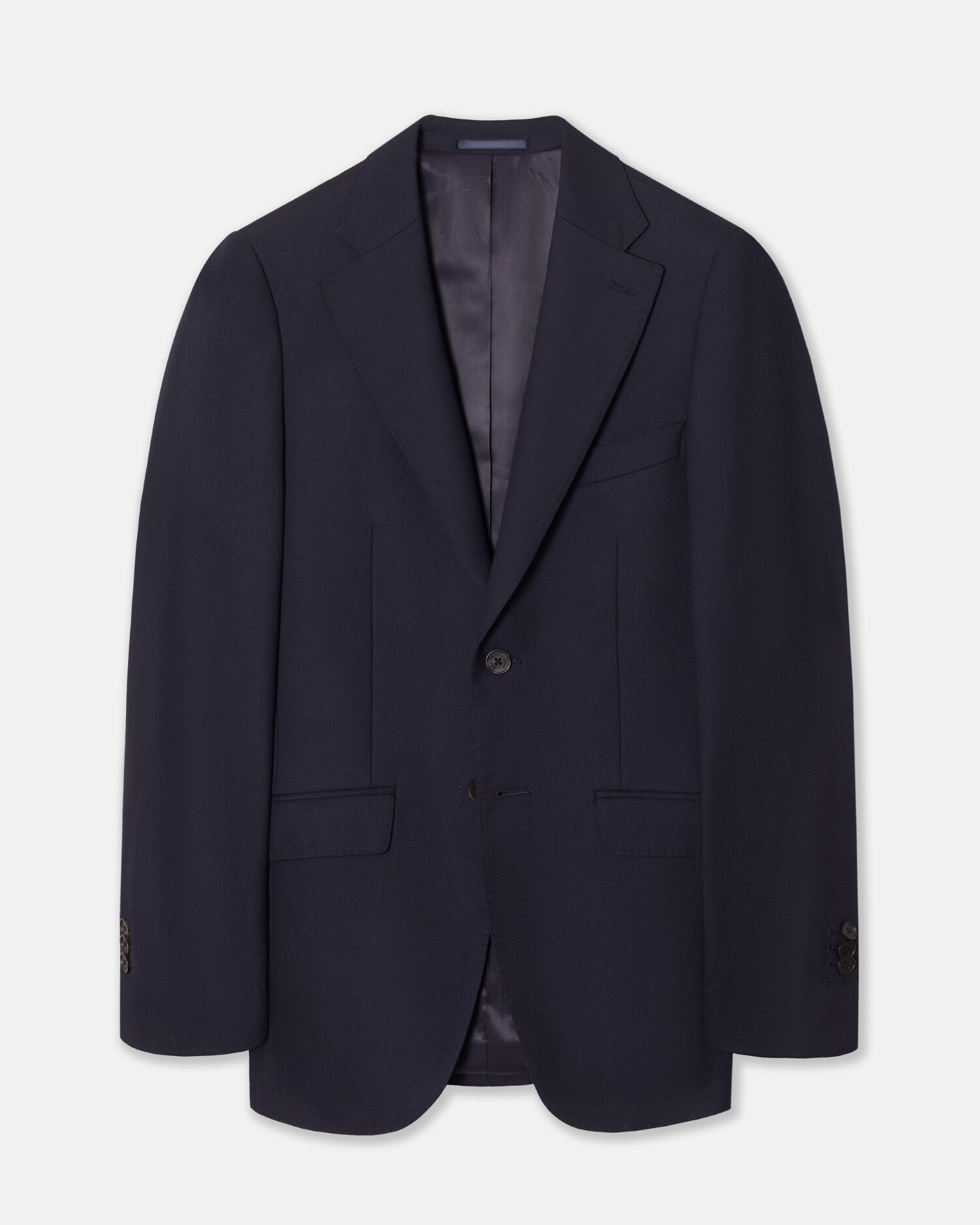 Blazer de Fato com Estrutura Azul-marinho Azul-marinho-4