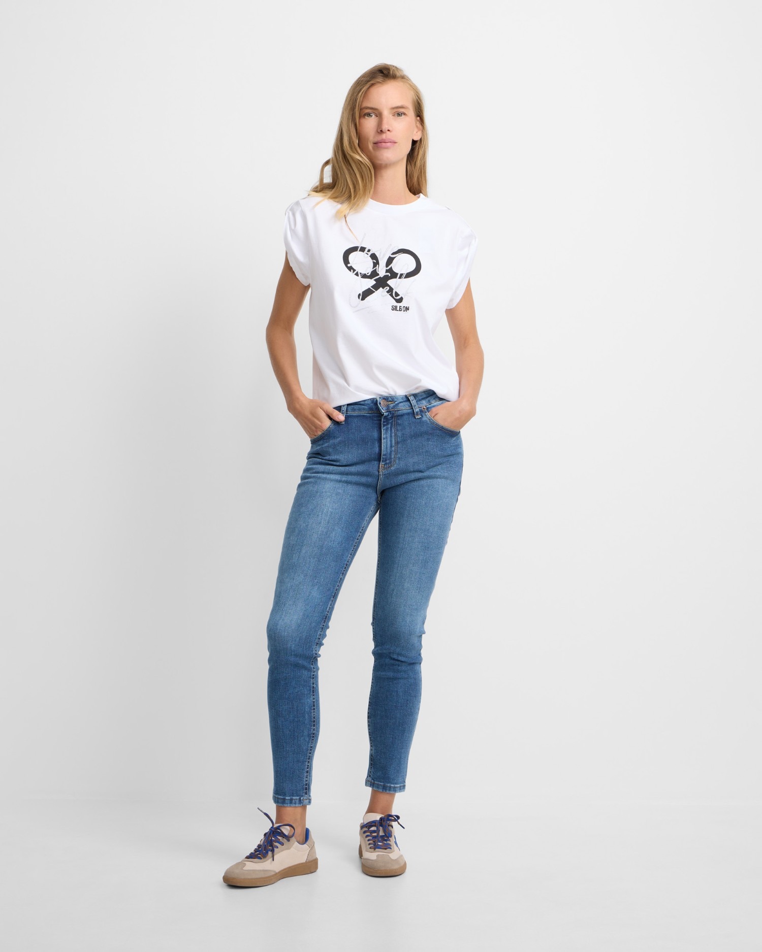 Imagem 0 de Jeans Slim Fit Denim Médio