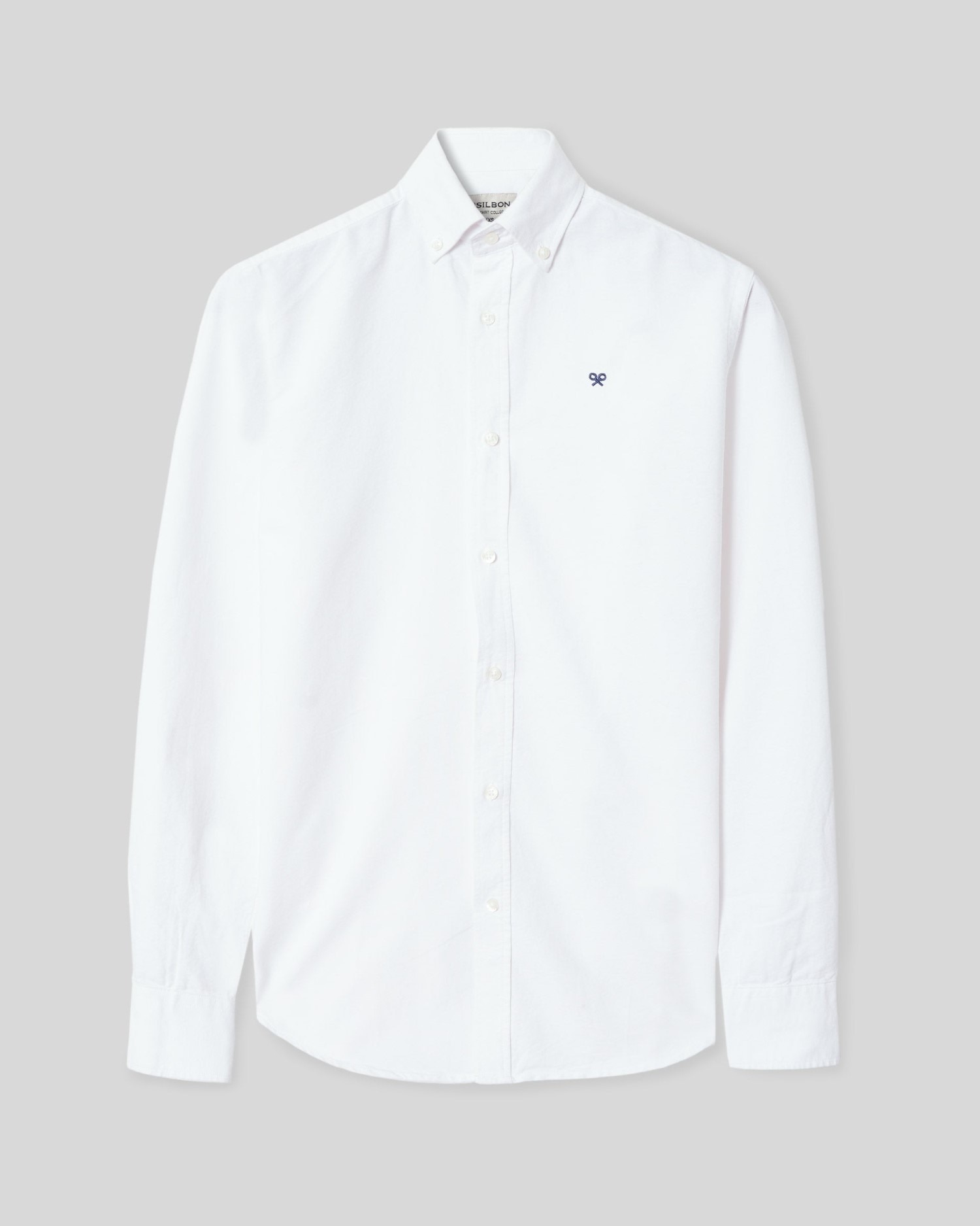 Camisa Sport Oxford Branca Branco-4