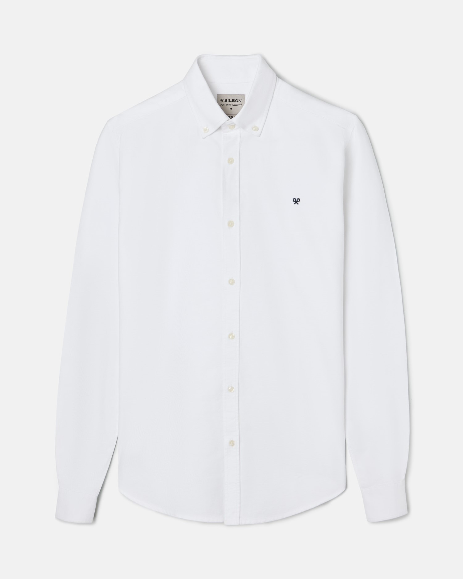 Camisa Sport Oxford Regular Fit Branca Branco-4