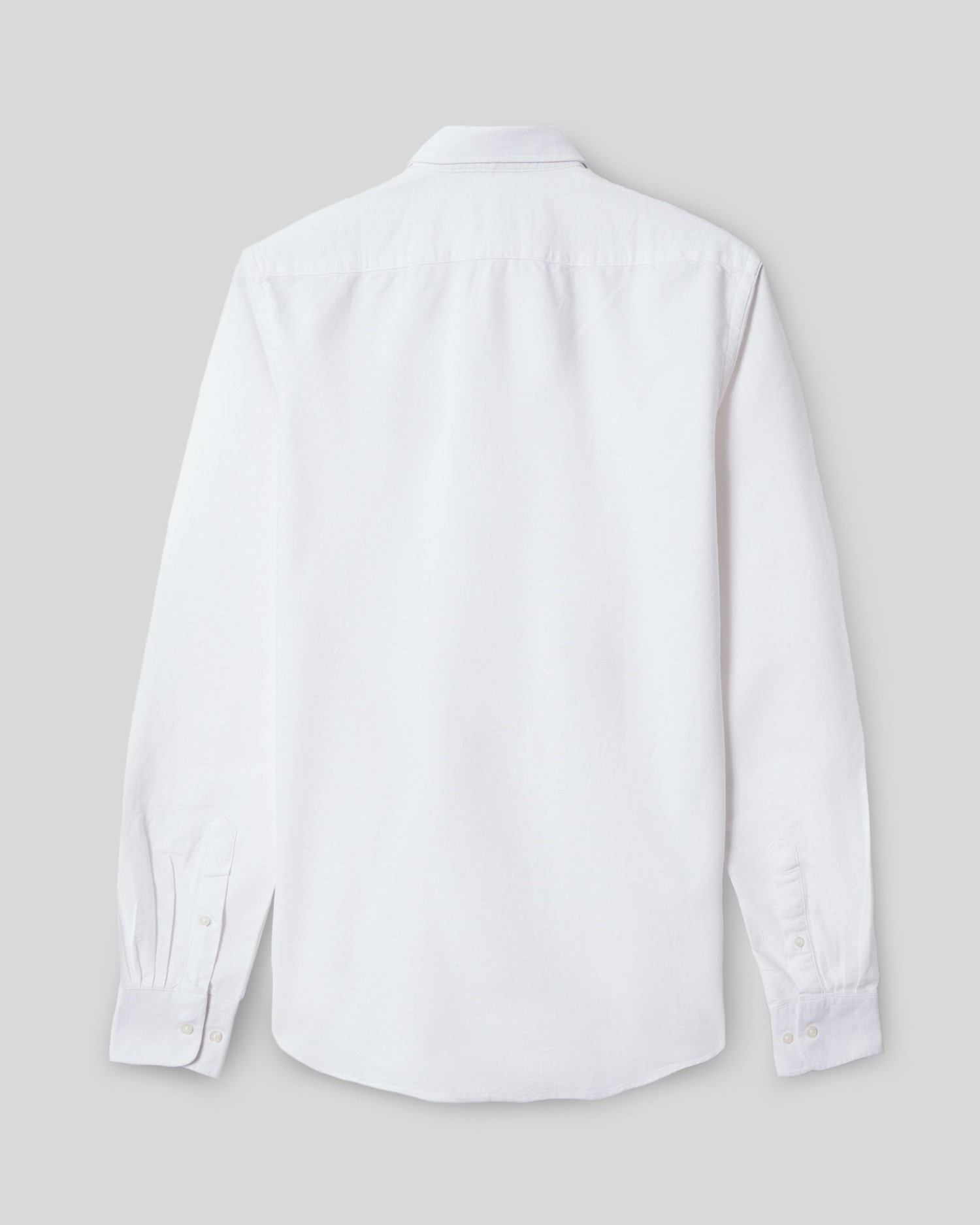 Camisa Polera Oxford Regular em Branco Branco-5