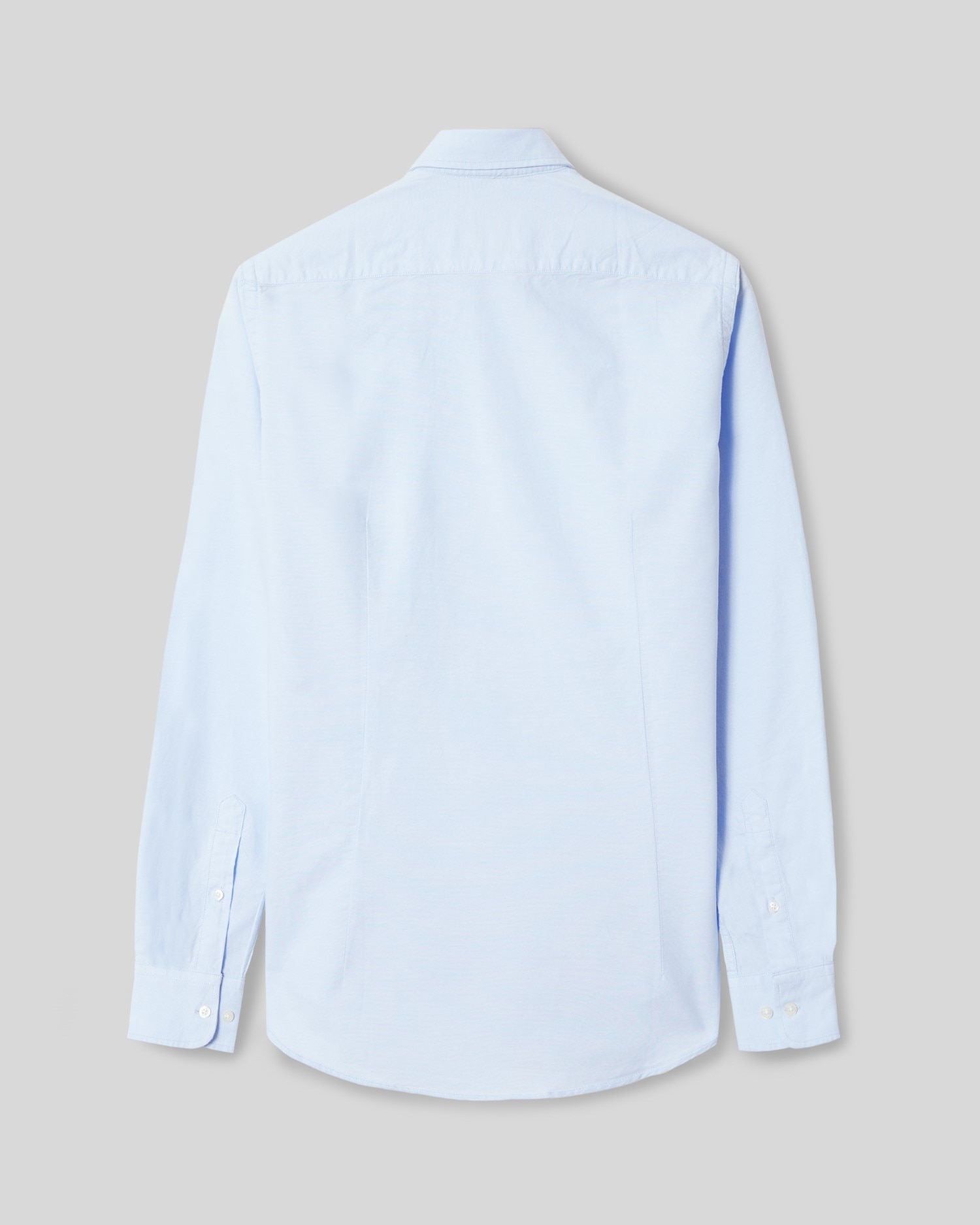 Camisa Slim Lisa Celeste Azul-claro-5