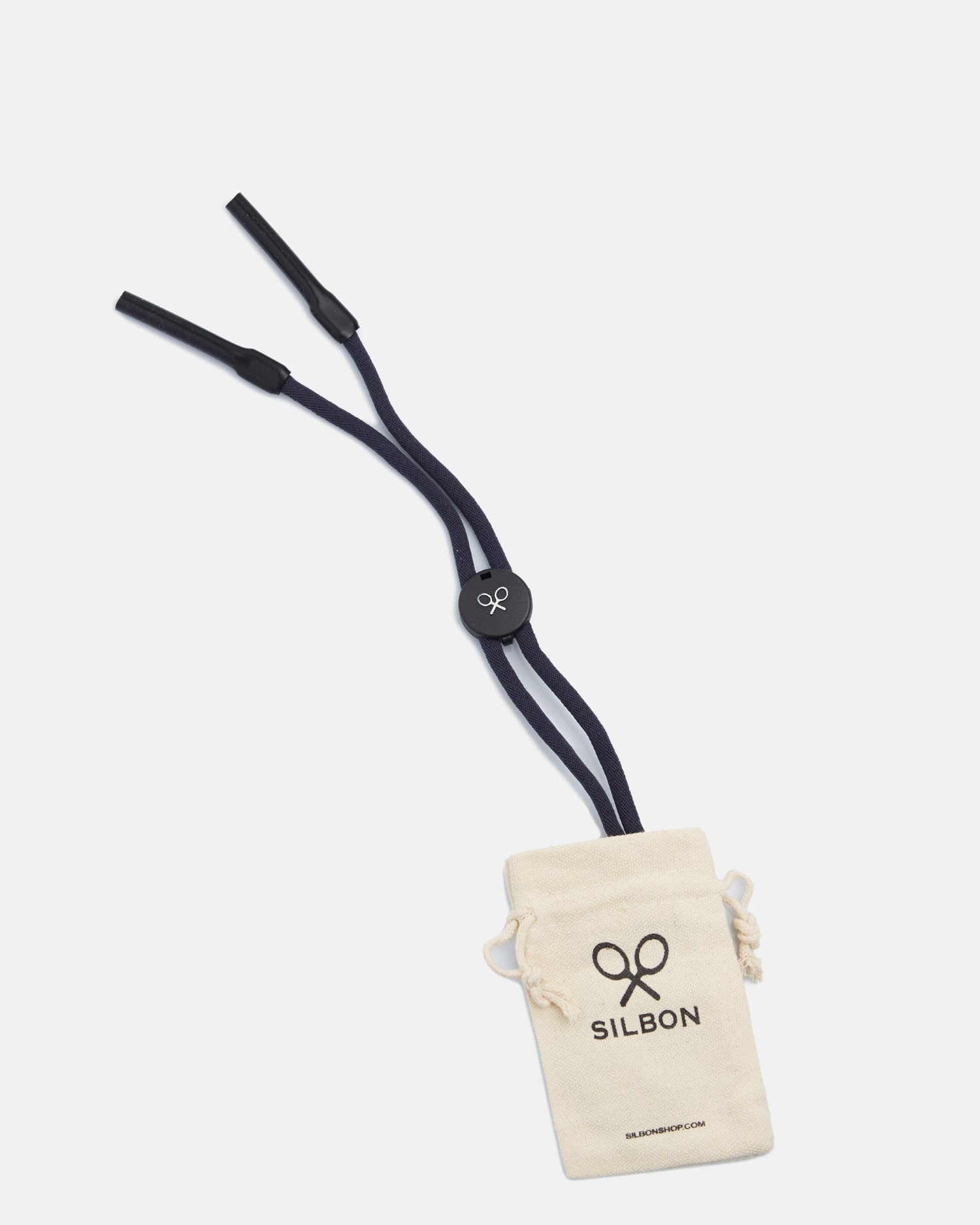 Cordão de Óculos Estampado Liso Azul-marinho-3