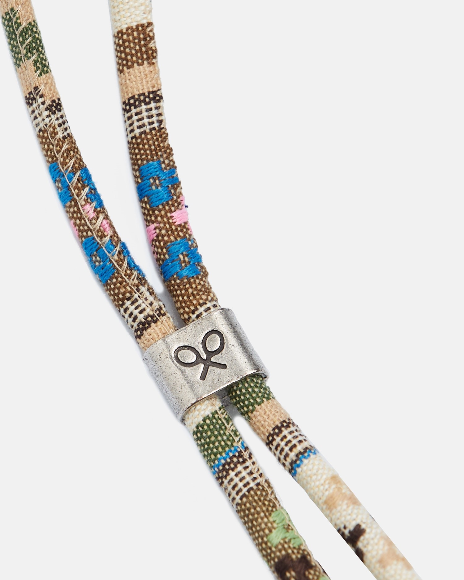 Cordão de Óculos com Estampado Étnico Bege / Castanho-2