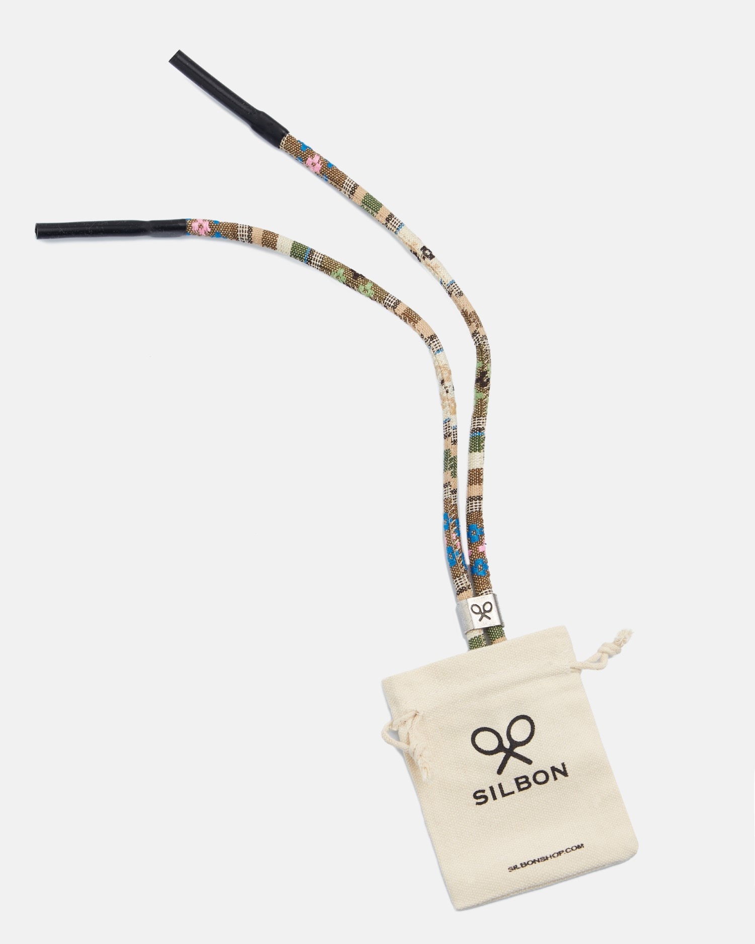 Cordão de Óculos com Estampado Étnico Bege / Castanho-3