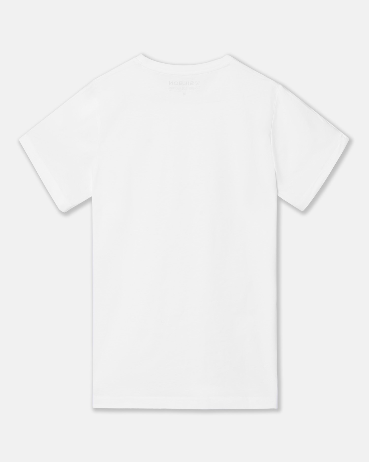 T-shirt Branca de Manga Curta Branco-5