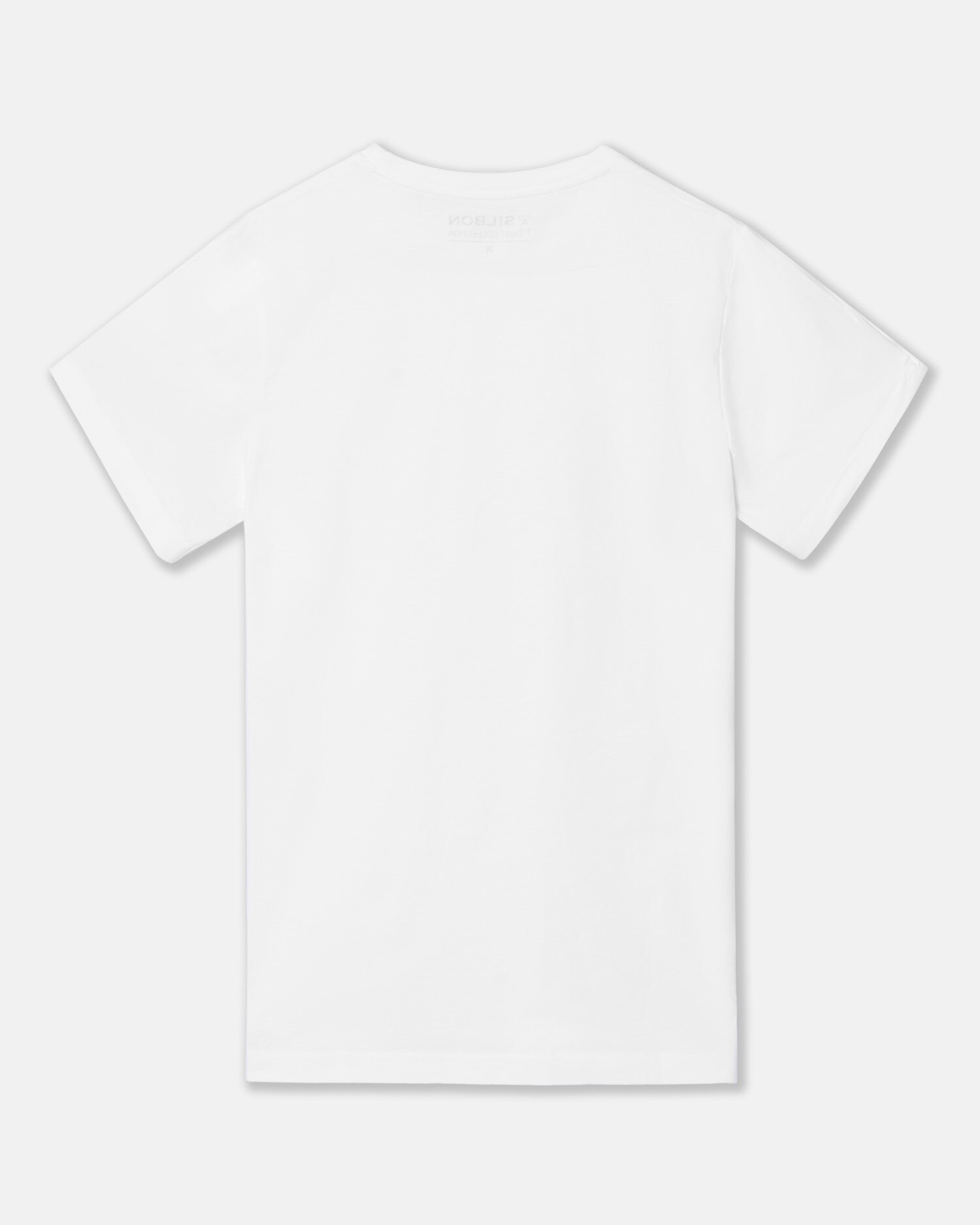 T-shirt Branca de Manga Curta Branco-5